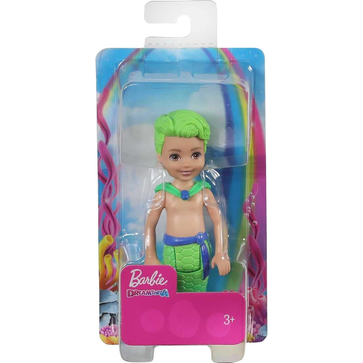 Muñeca Sirena Barbie Dreamtopia Chelsea Verde 16,5 cm