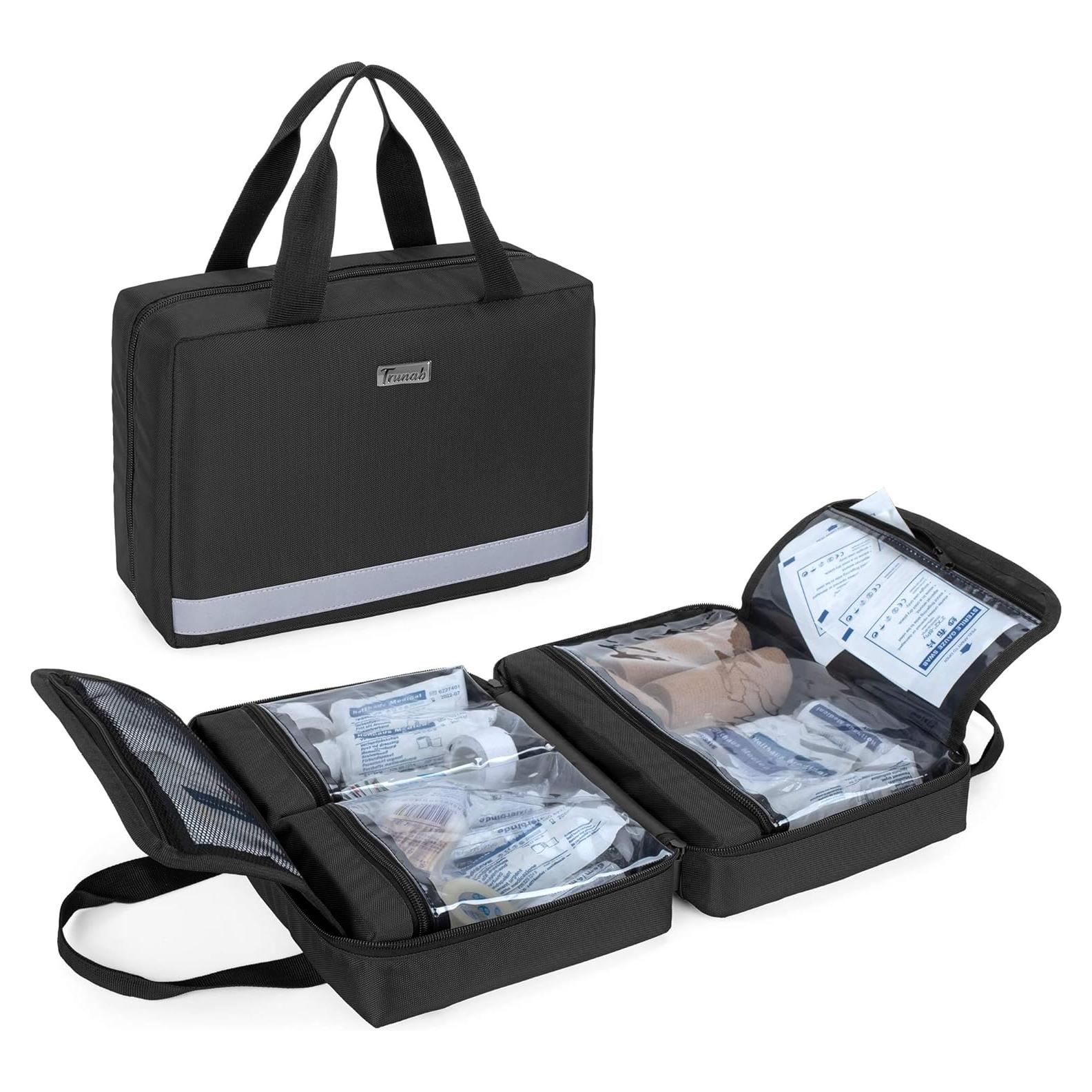 Bolsa de Primeros Auxilios Trunab Negra 29x10.9x20.1 cm