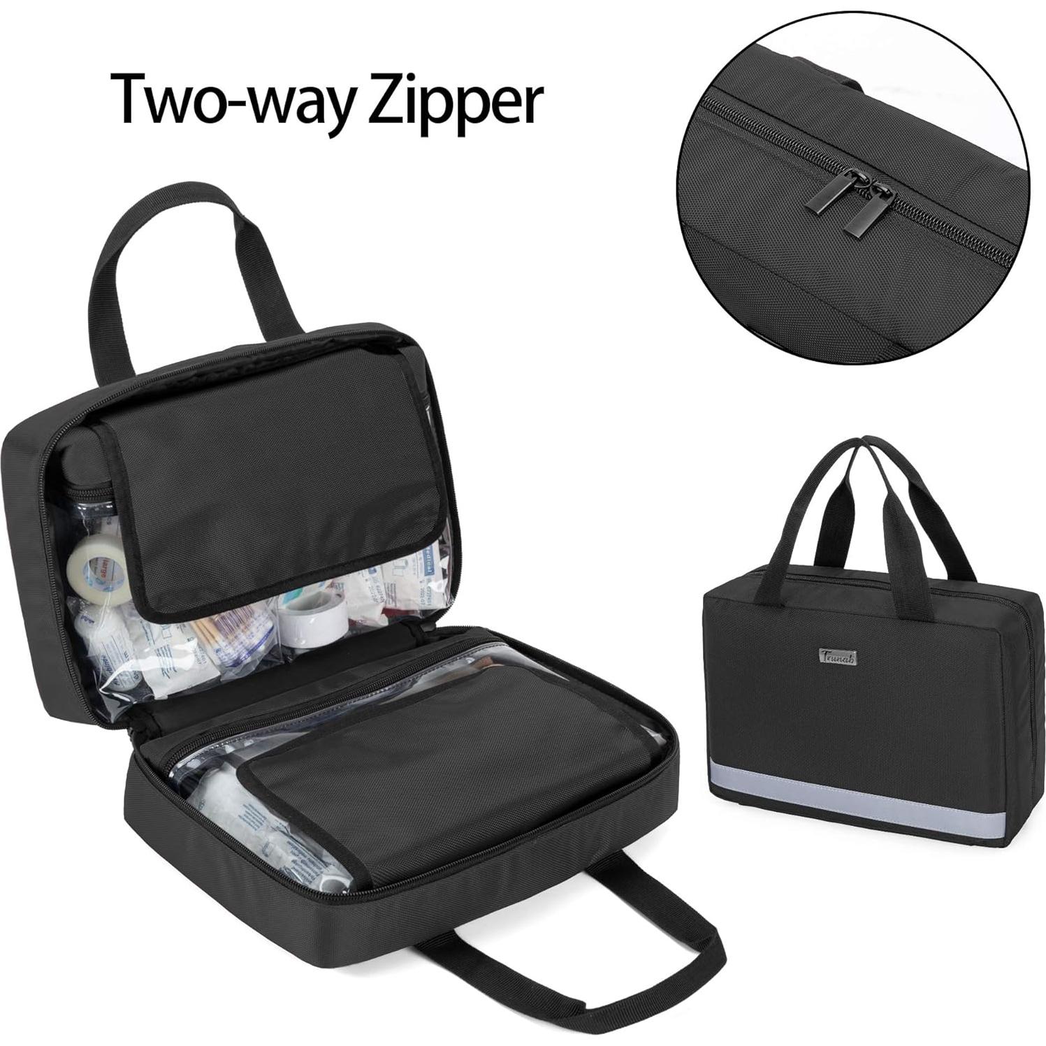 Bolsa de Primeros Auxilios Trunab Negra 29x10.9x20.1 cm