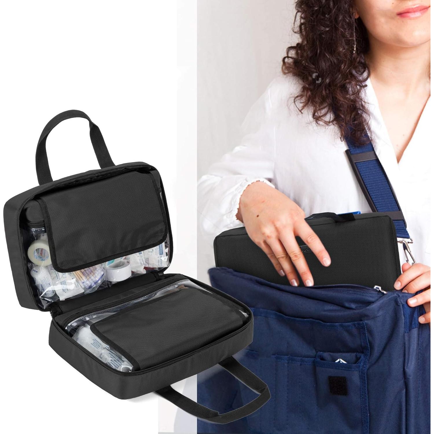 Bolsa de Primeros Auxilios Trunab Negra 29x10.9x20.1 cm