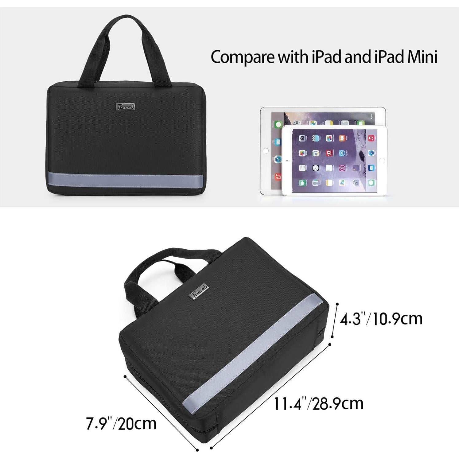 Bolsa de Primeros Auxilios Trunab Negra 29x10.9x20.1 cm