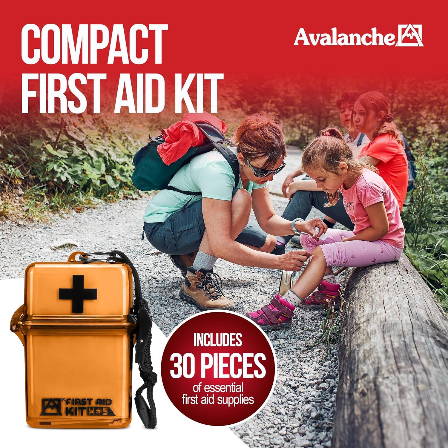 Kit de Primeros Auxilios Compacto Argento SC 30 Piezas Naranja