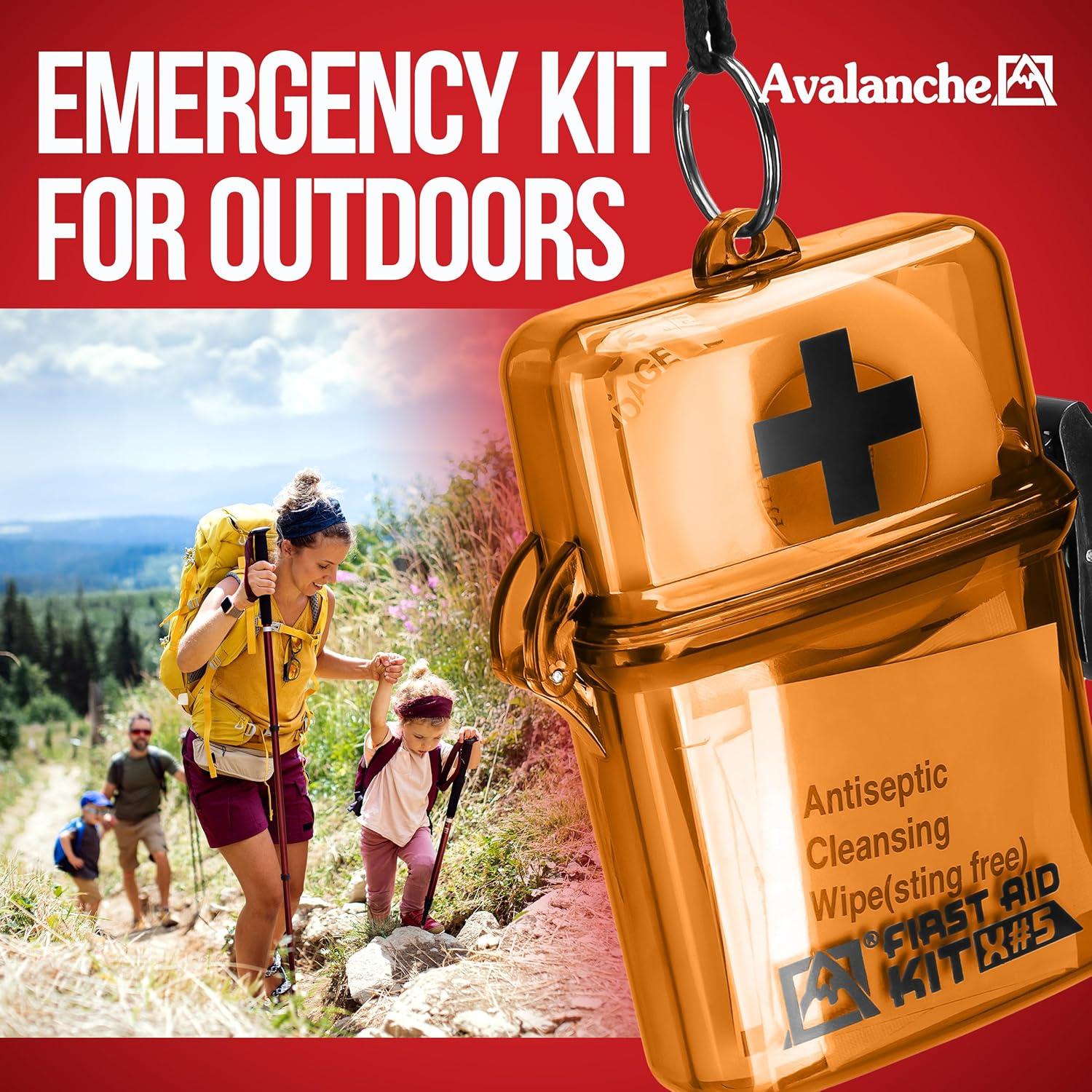 Kit de Primeros Auxilios Compacto Argento SC 30 Piezas Naranja