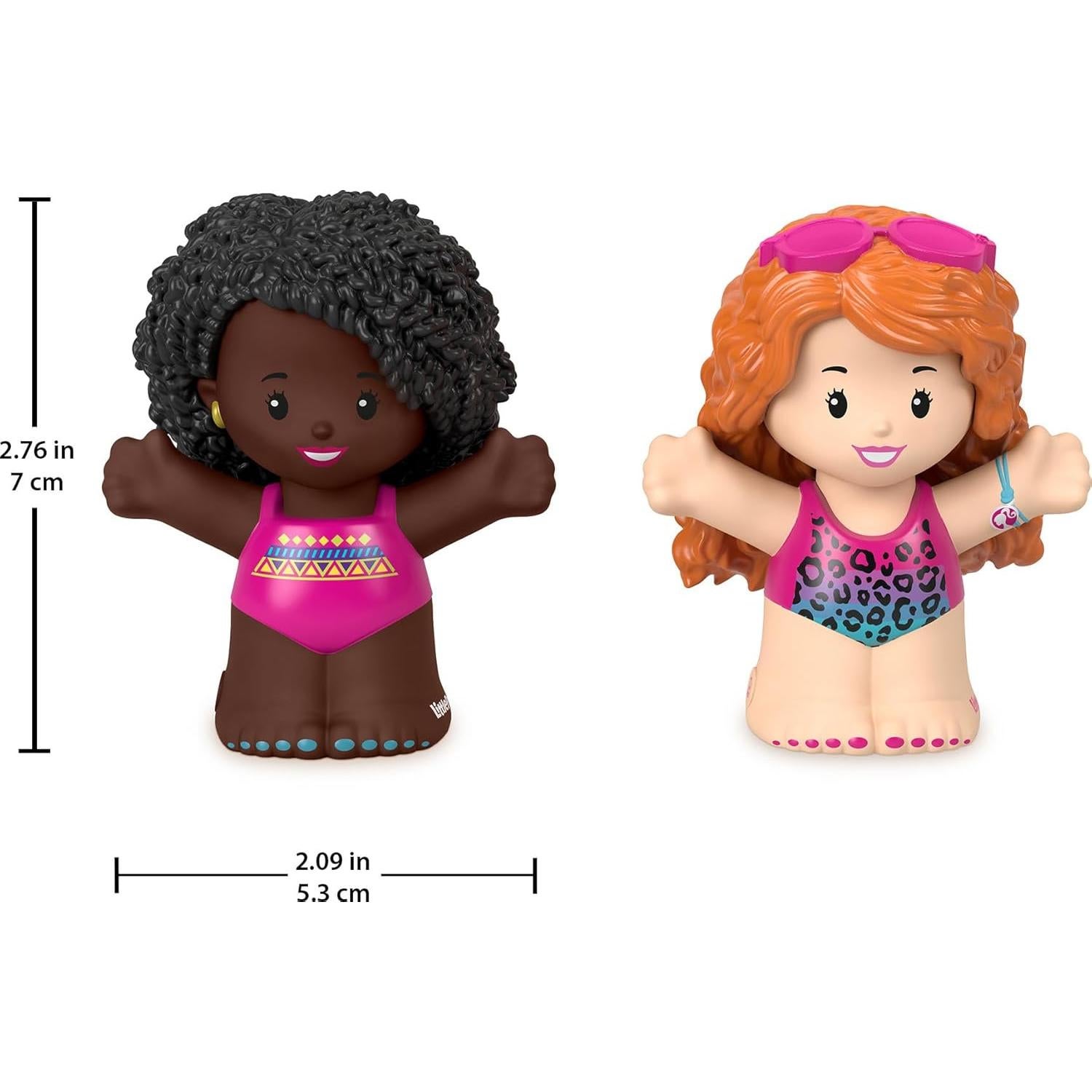 Set de Figuras Little People Fisher-Price Barbie en Piscina
