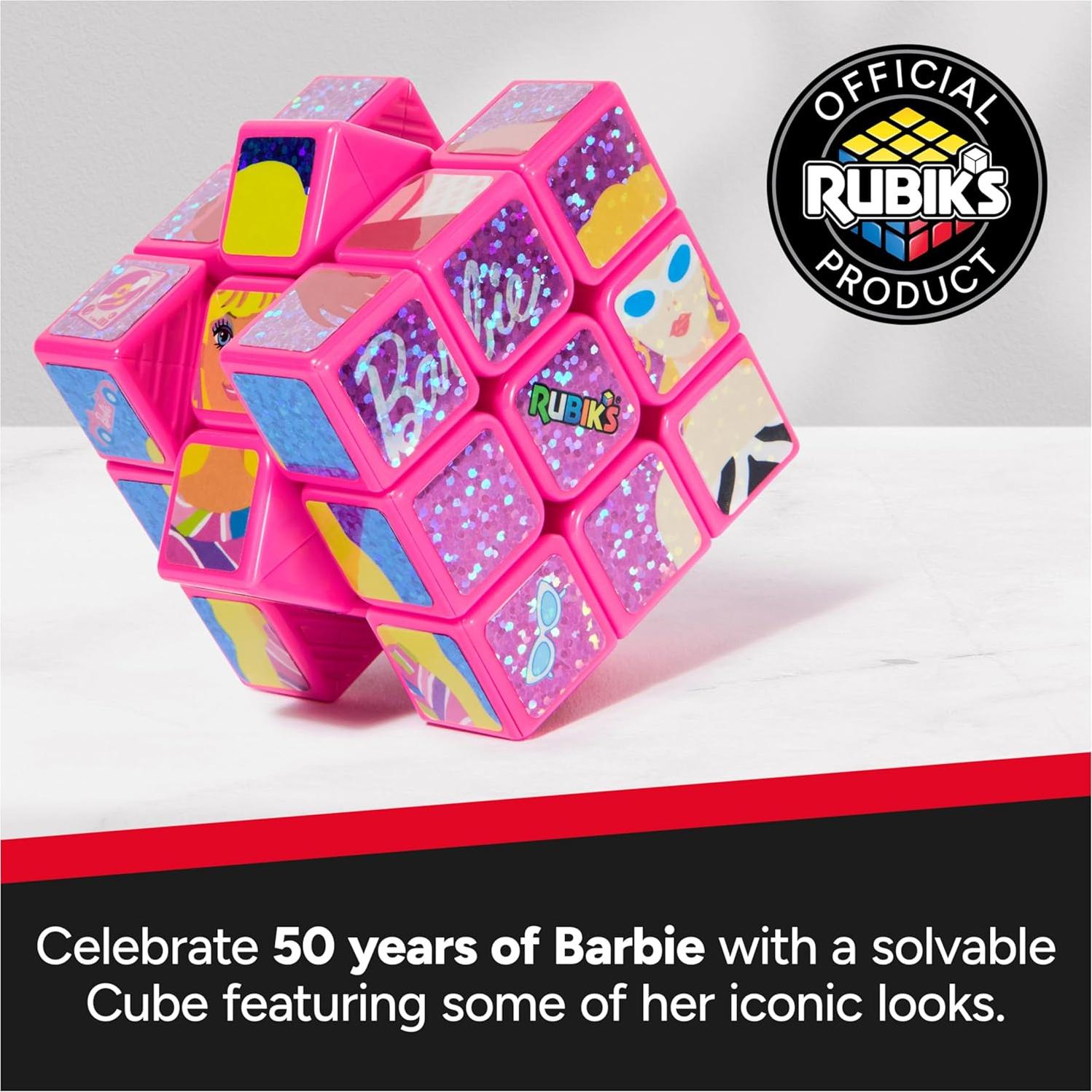 Cubo Rubik Barbie 50 Aniversario 3x3 Juguete Antiestrés