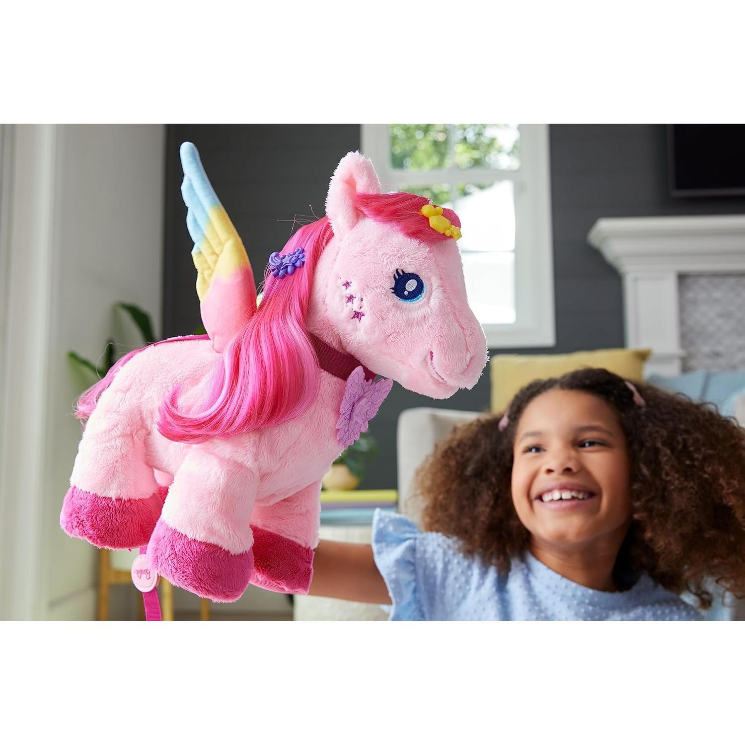 Peluche Pegasus Caminante Barbie 27,94 cm con Sonido