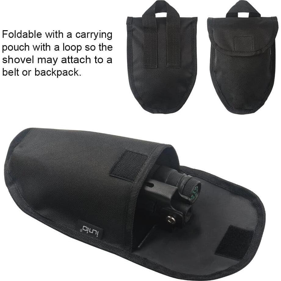 Pala Plegable iunio 46.5 cm Multiherramienta para Camping