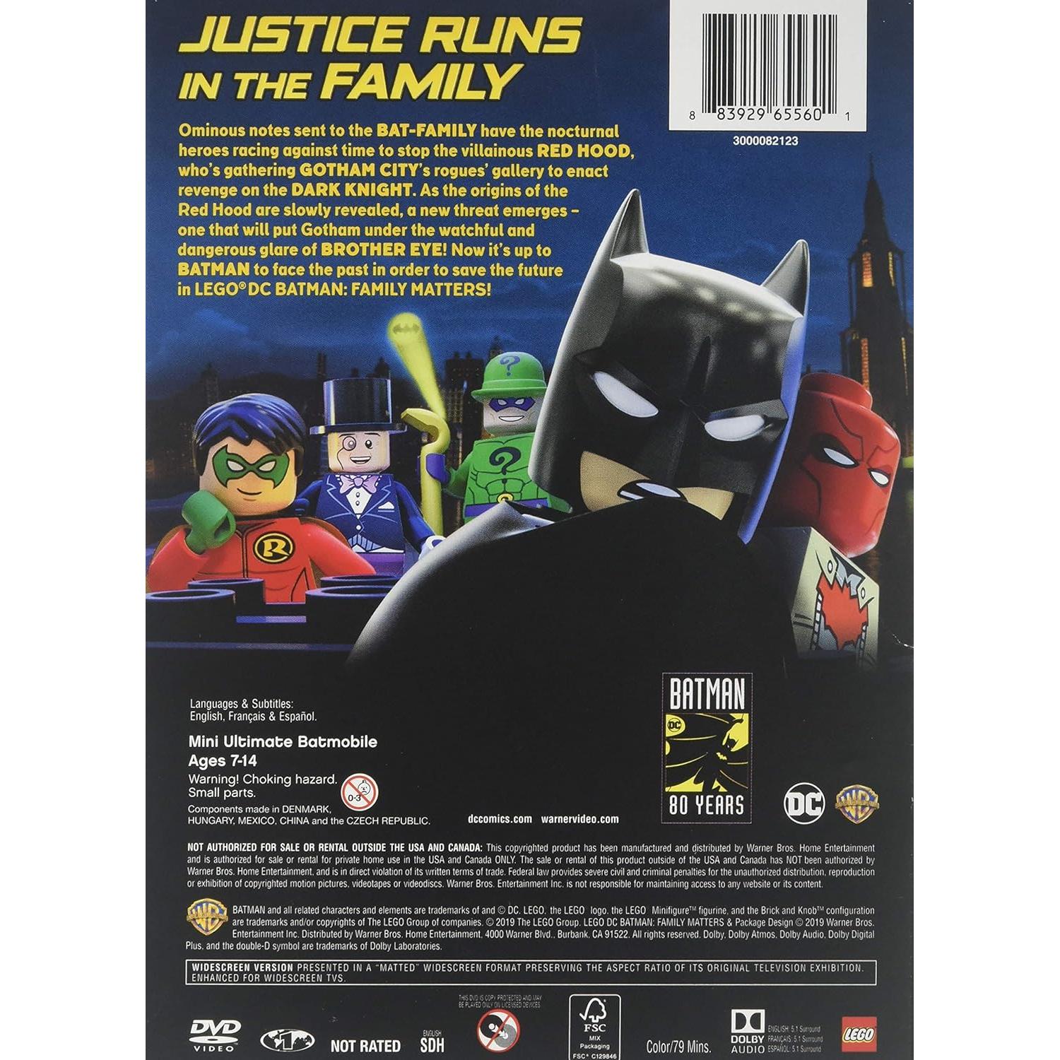 LEGO DC: Batman: Asuntos Familiares - DVD NTSC