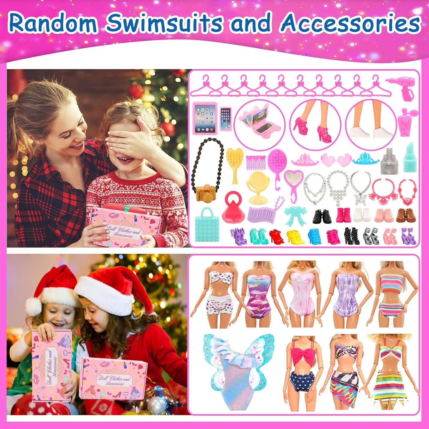 BARWA Paquete de Ropa para Muñecas 70 Piezas 11.5"