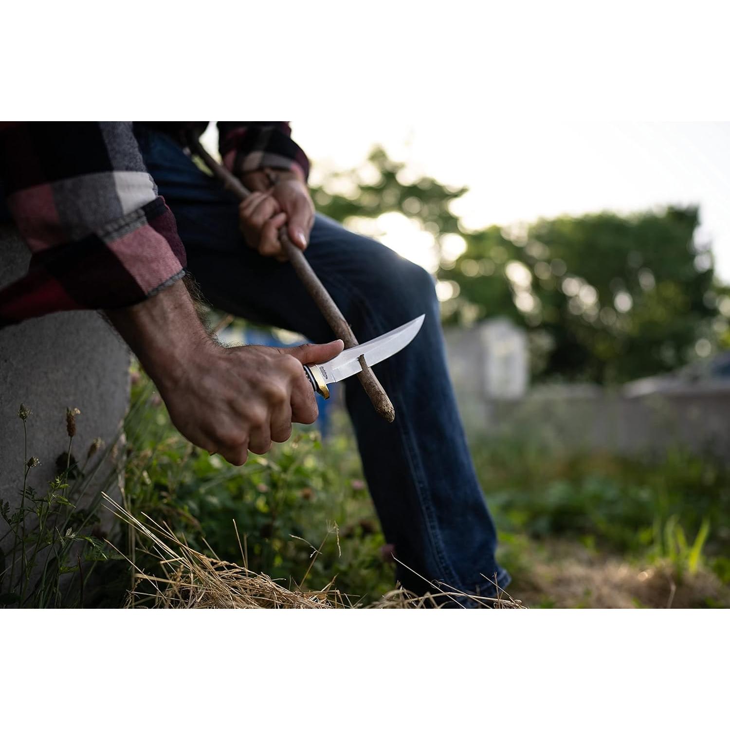 Cuchillo de Caza Uncle Henry 153UH Espiga Dorada 12.7cm