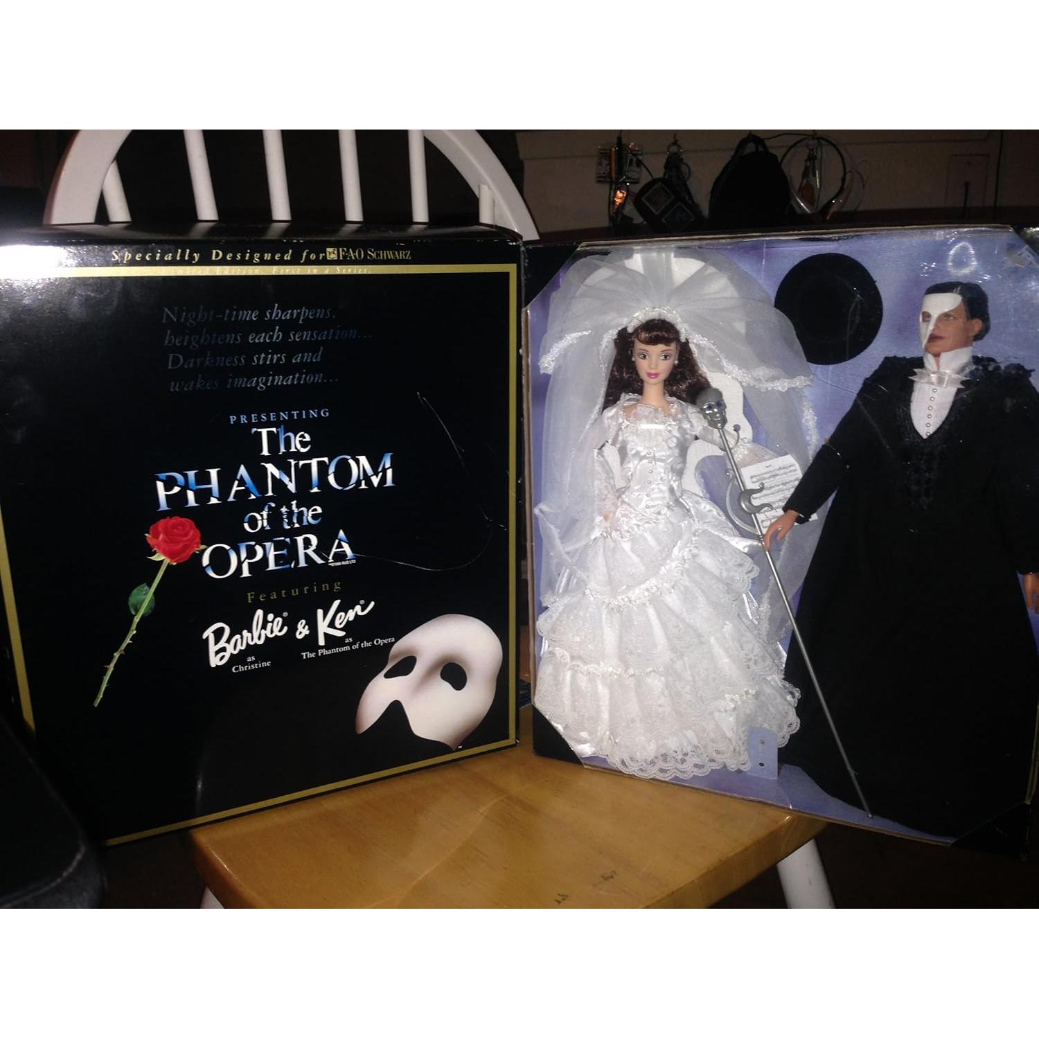 Muñecas Barbie y Ken Fantasma de la Ópera Ed. Limitada