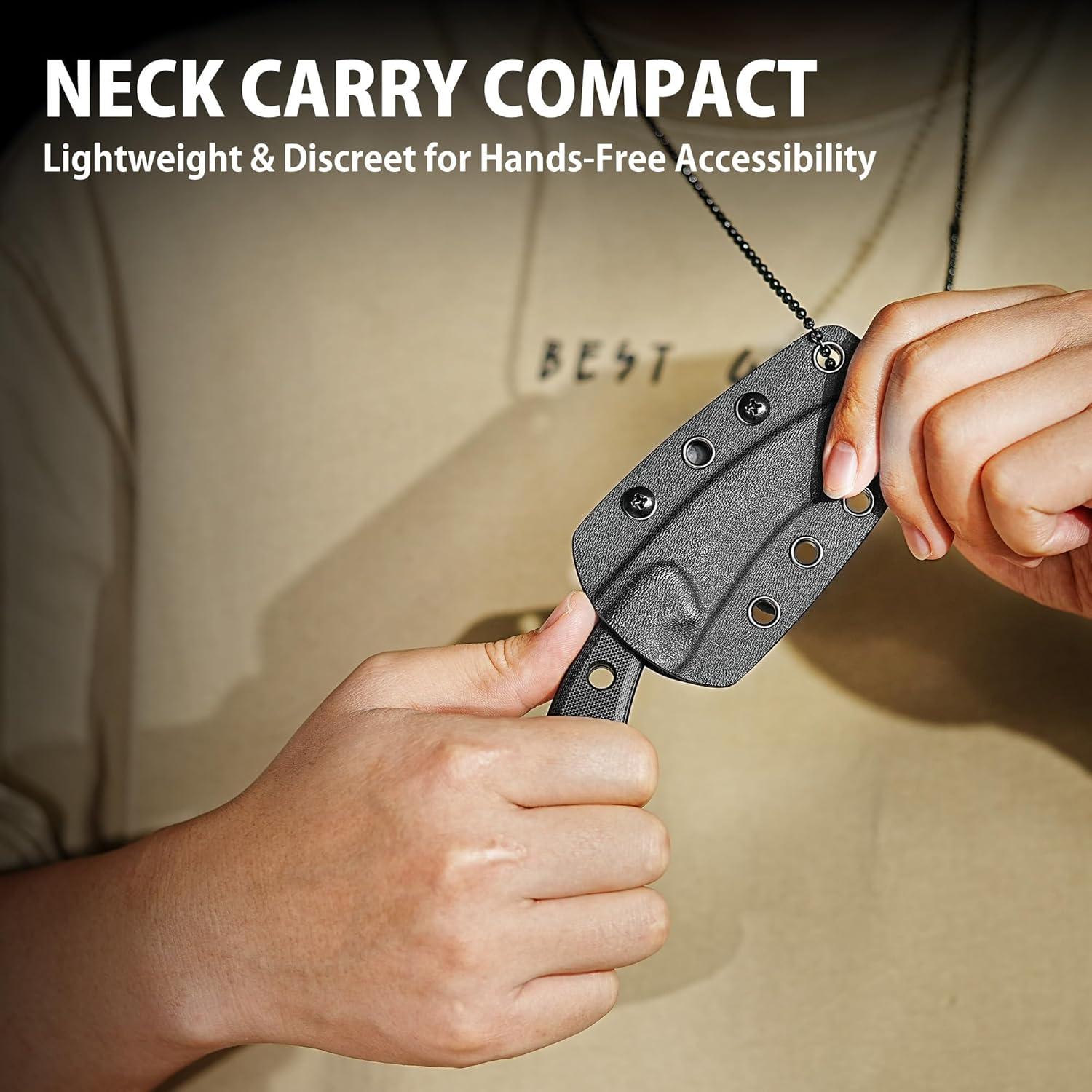 Cuchillo Fijo NedFoss Ardilla II EDC 7.5 cm Mango G10