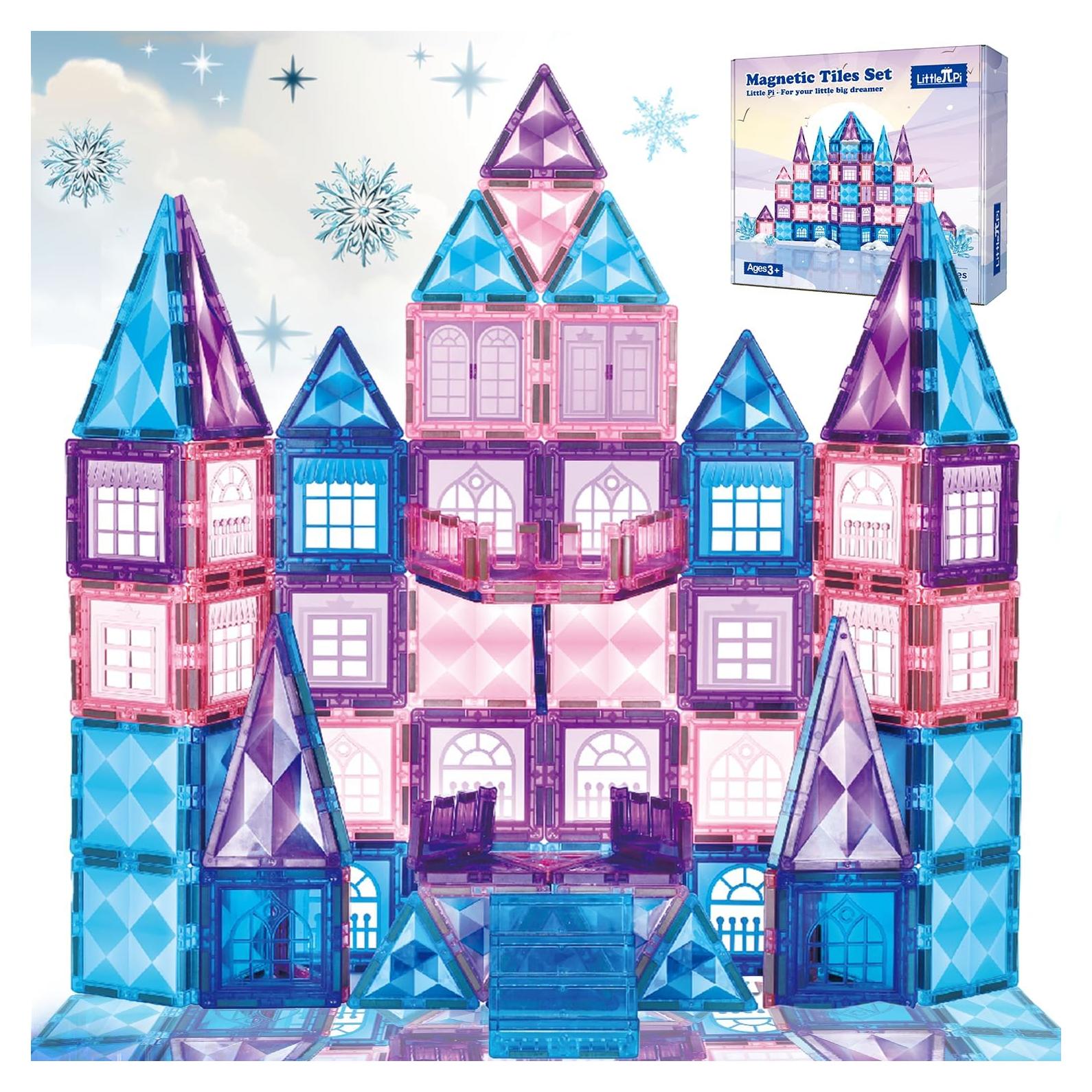 Bloques Magnéticos Little Pi Castillo Congelado 102 Piezas