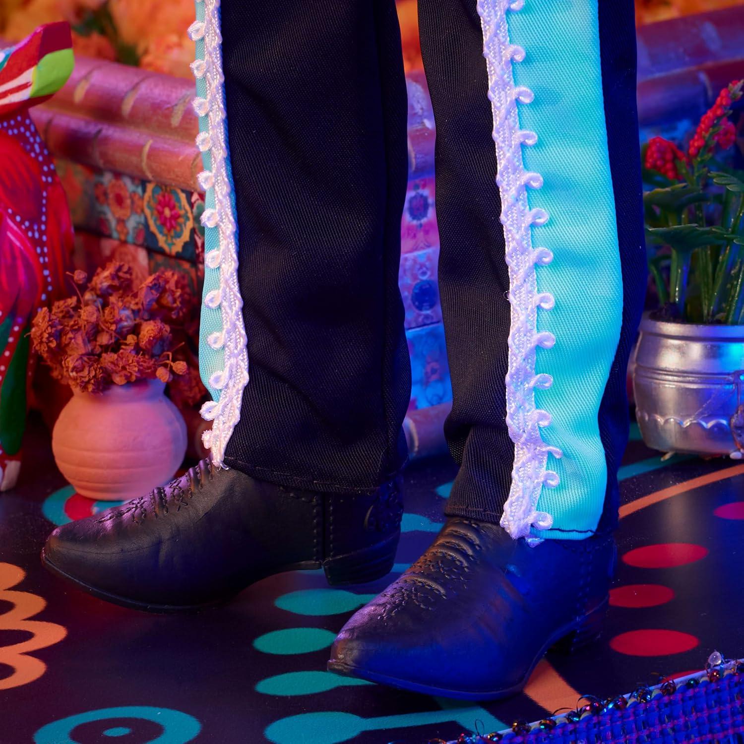 Muñeca Ken Barbie Día de Muertos 2024 Traje Negro Azul