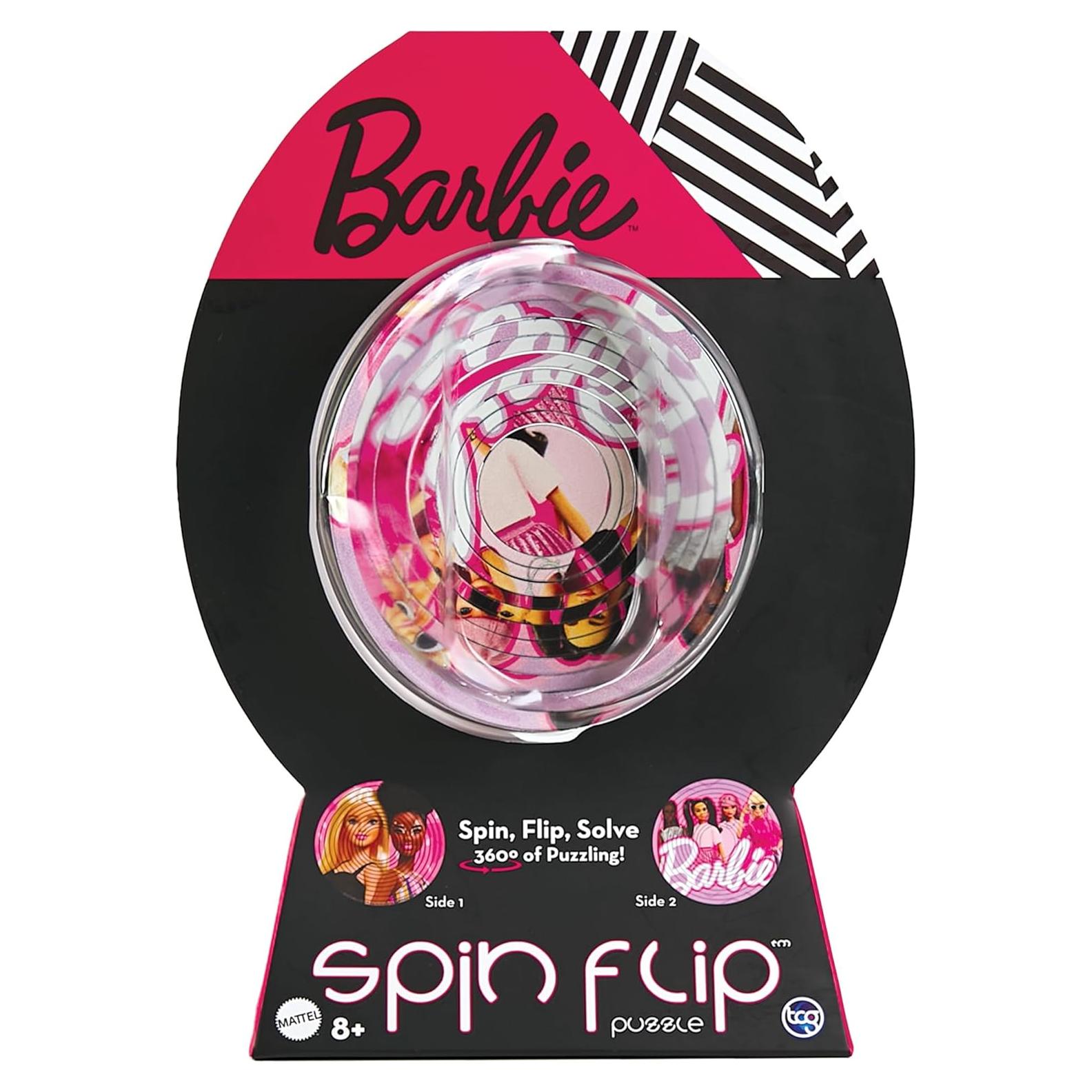 Rompecabezas 3D Spin Flip Barbie Chicas Glam 12 Anillos