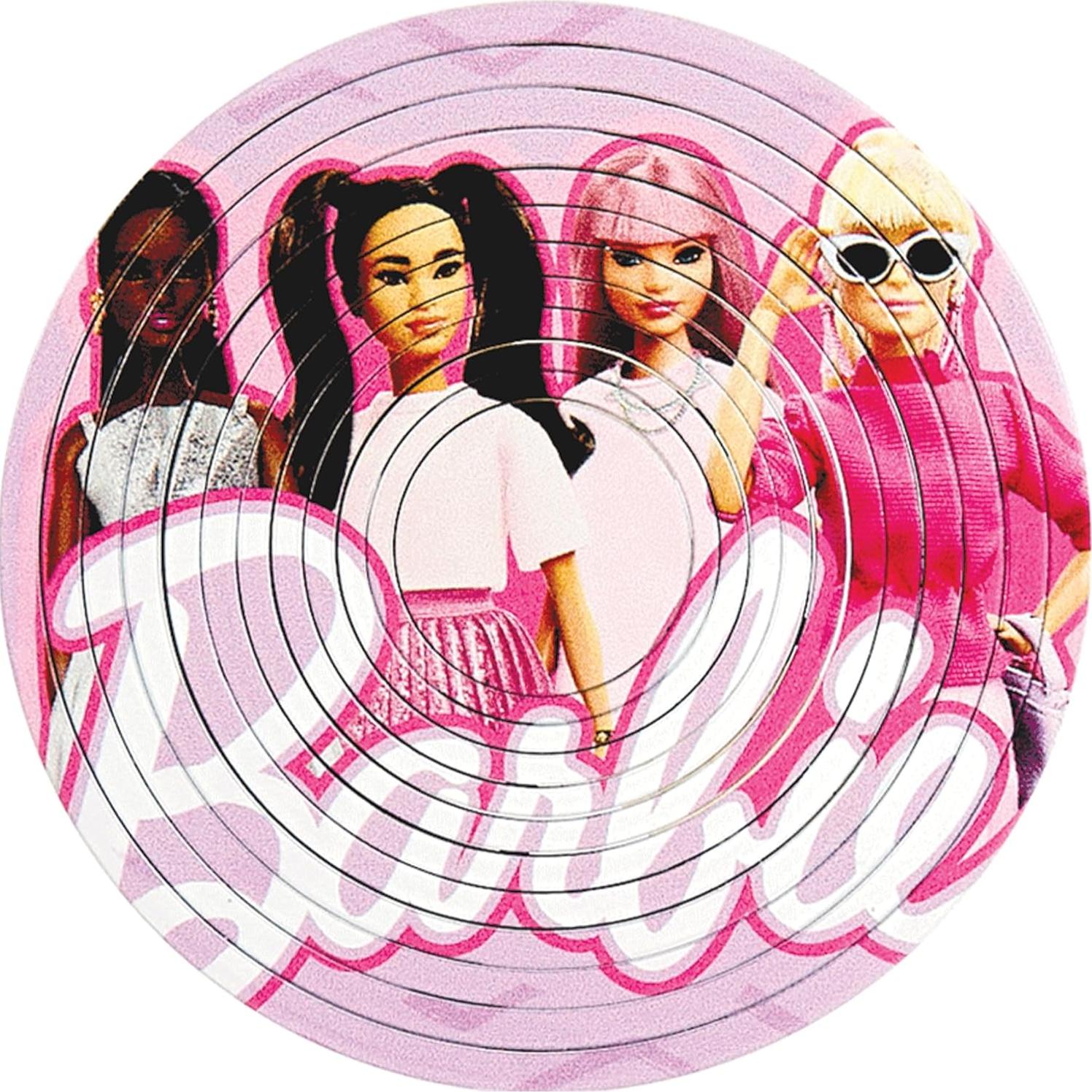 Rompecabezas 3D Spin Flip Barbie Chicas Glam 12 Anillos