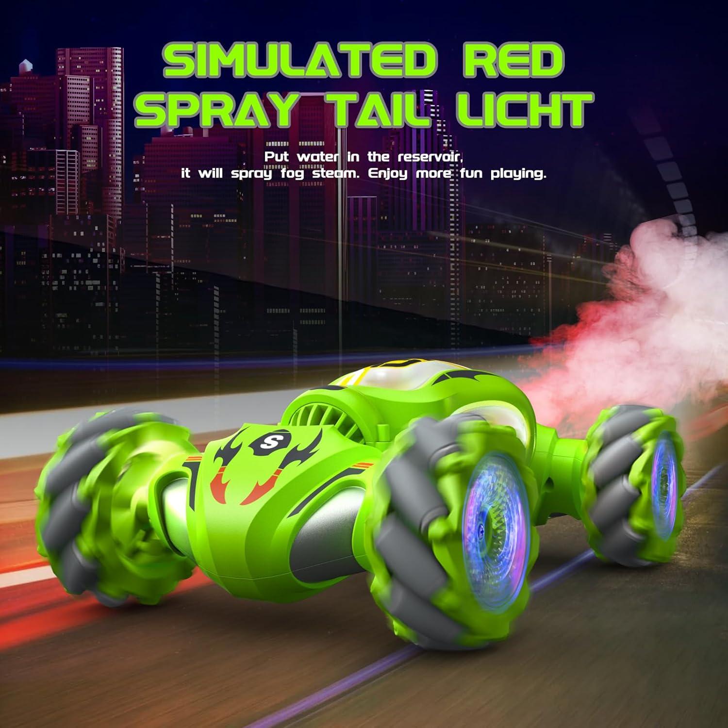 Coche Acrobático RC Resosese JC011 Verde 4WD Todo Terreno