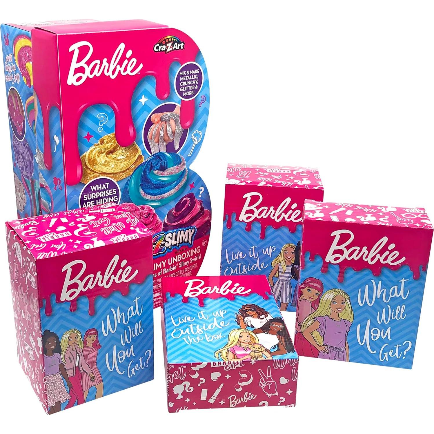 Kit de Slime Barbie Cra-Z-Slimy Unboxing 1.21 kg 6+ años