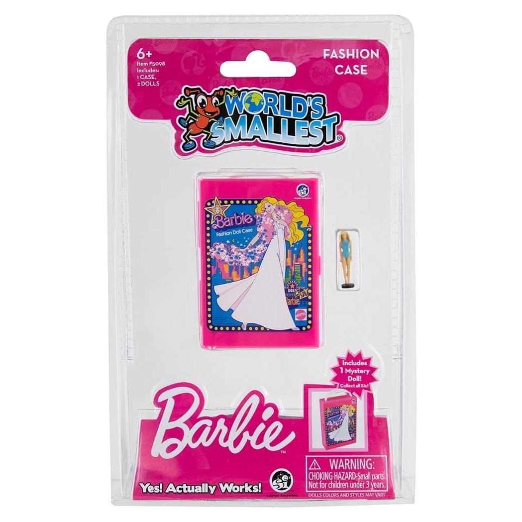 Mini Caso de Moda Barbie Vintage 1977 con 2 Figuras Micro