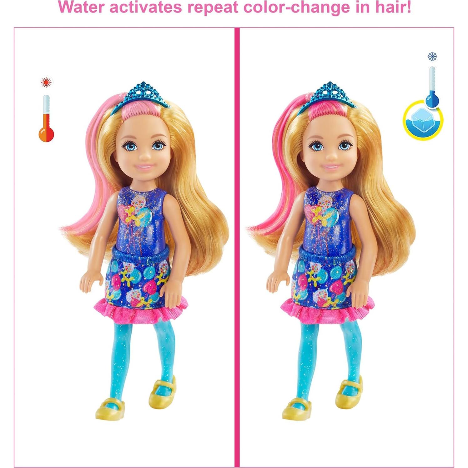 Muñeca Barbie Chelsea Color Reveal con 6 Sorpresas - Mattel