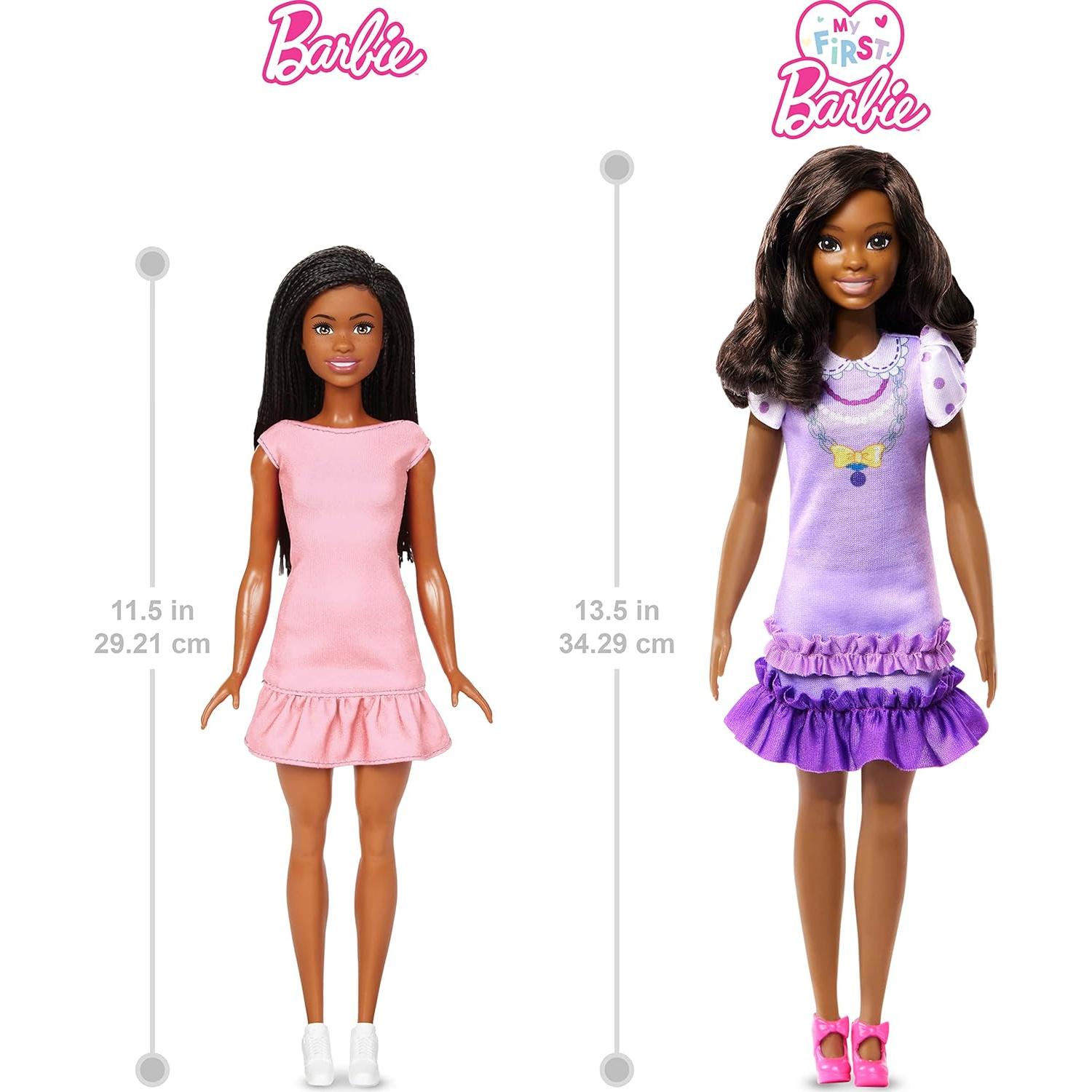 Muñeca Barbie Mi Primera Brooklyn 34.3 cm con Poodle y Accesorios