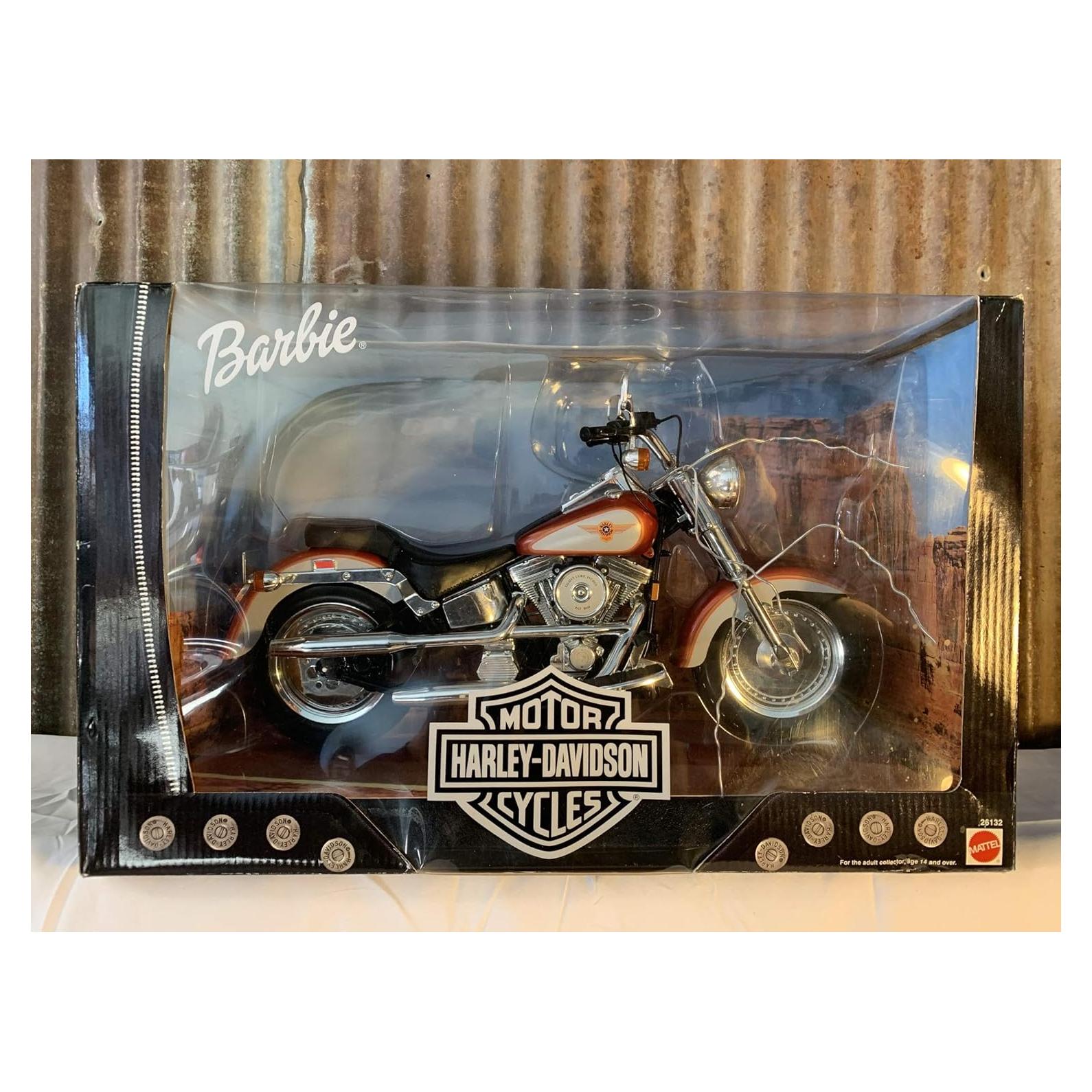 Motocicleta Harley Davidson para muñeca Barbie 38x30cm
