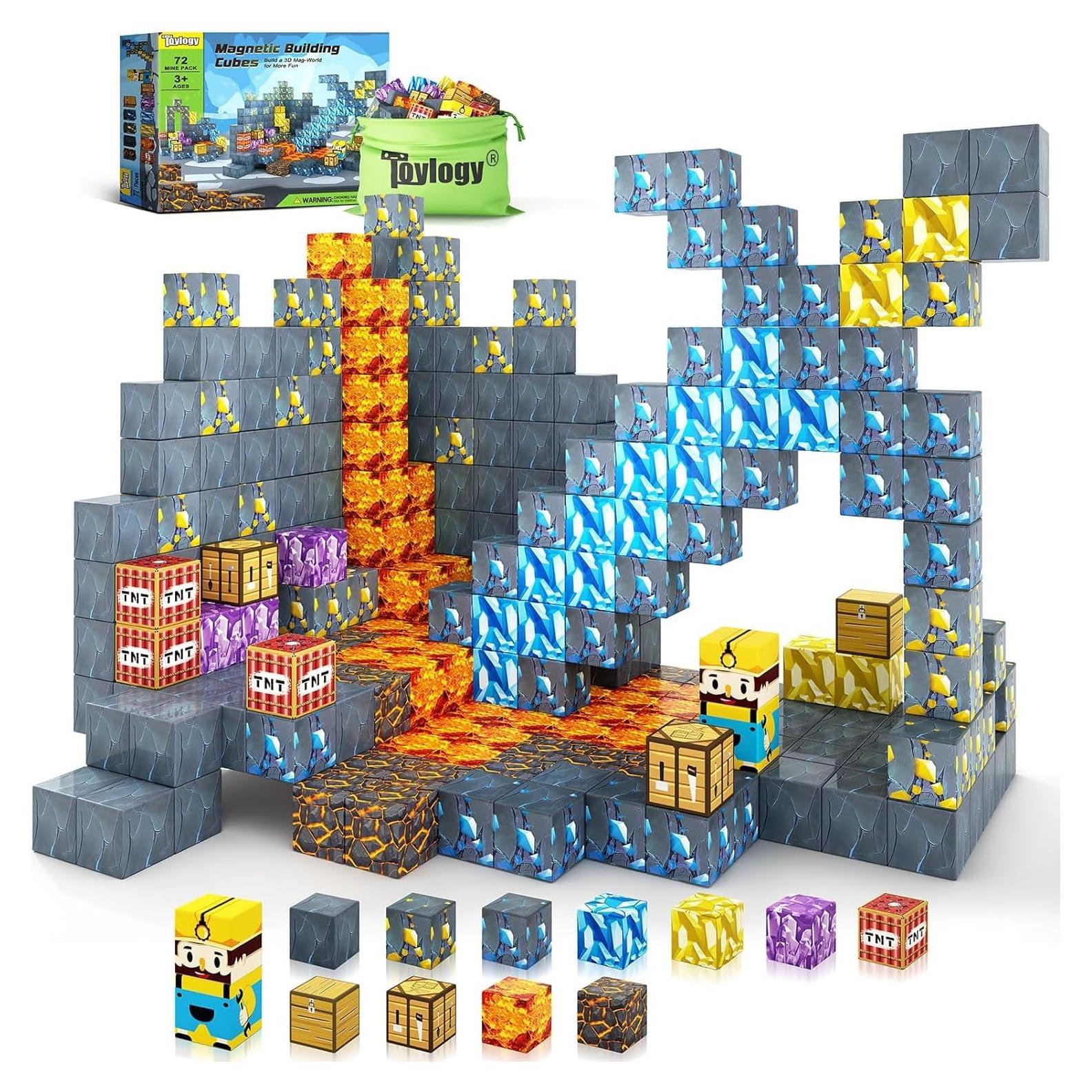 Bloques Magnéticos Toylogy Espada Mina 10x10 cm 3+ años