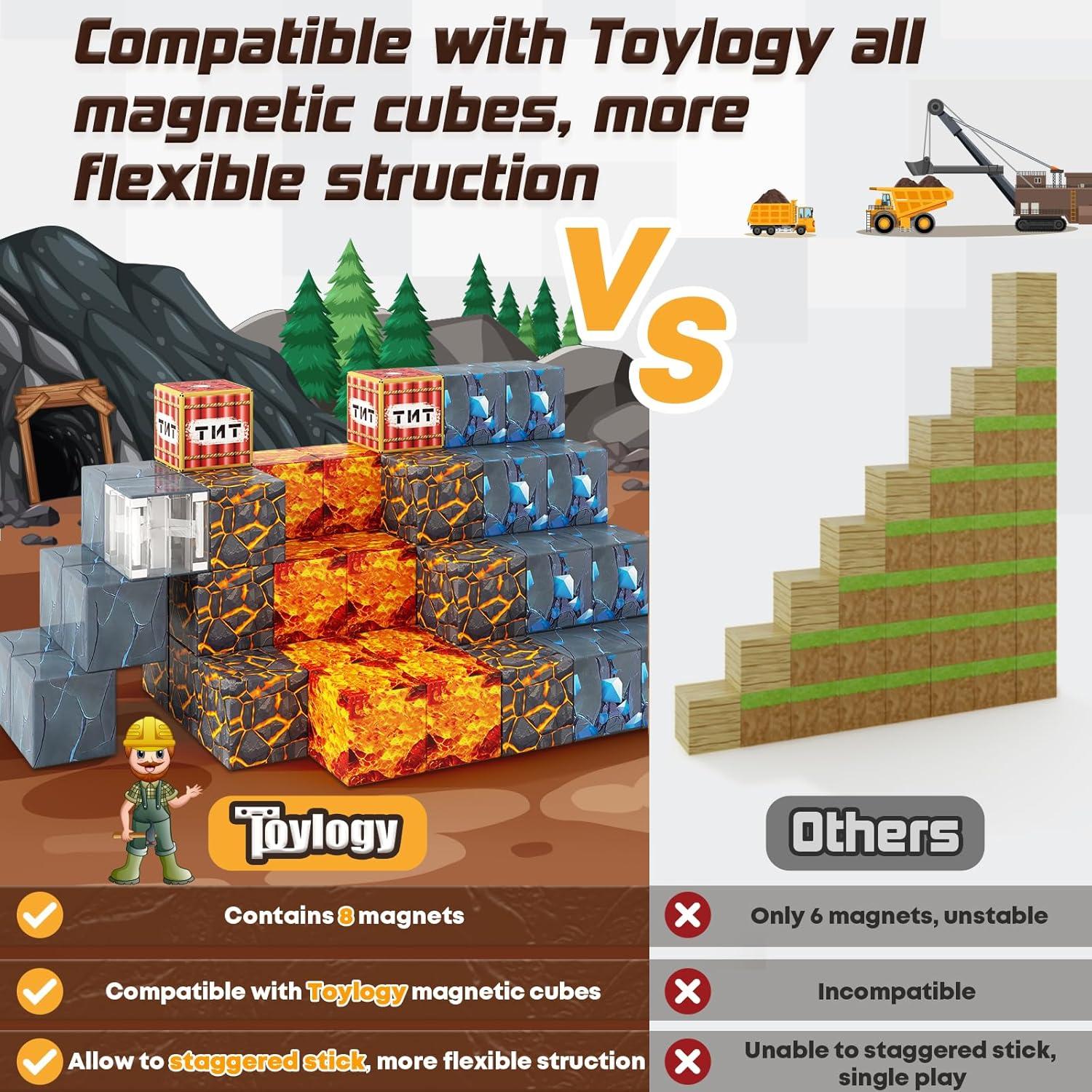 Bloques Magnéticos Toylogy Espada Mina 10x10 cm 3+ años