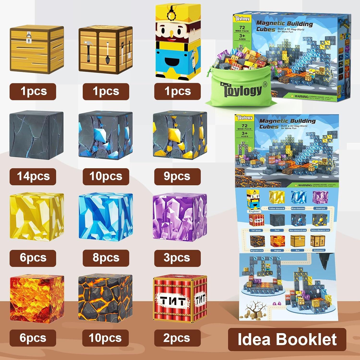 Bloques Magnéticos Toylogy Espada Mina 10x10 cm 3+ años