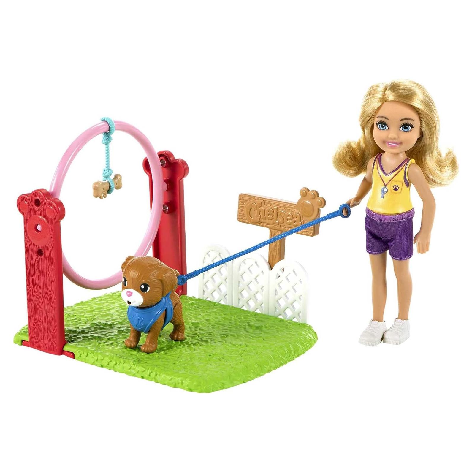 Muñeca Barbie Chelsea Entrenadora de Perros con Accesorios