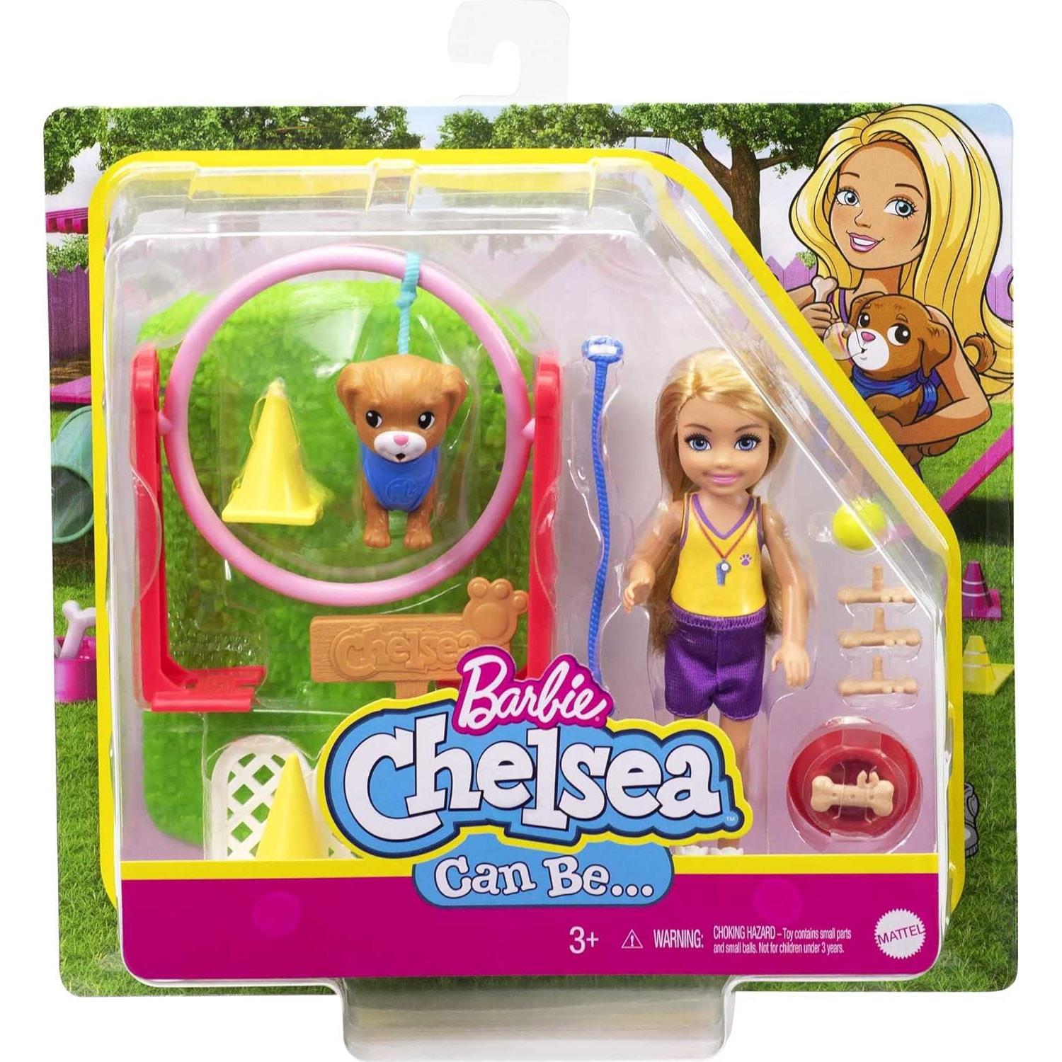 Muñeca Barbie Chelsea Entrenadora de Perros con Accesorios