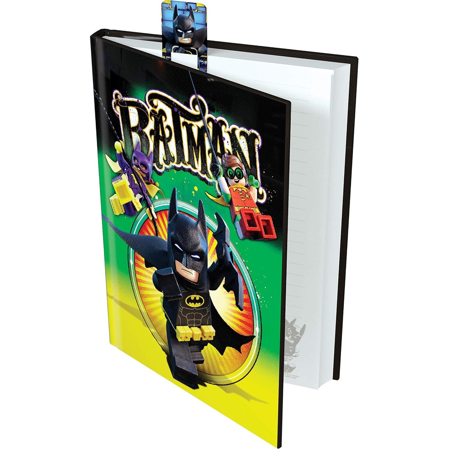 Conjunto de Papelería LEGO Batman con Diario y Lápices