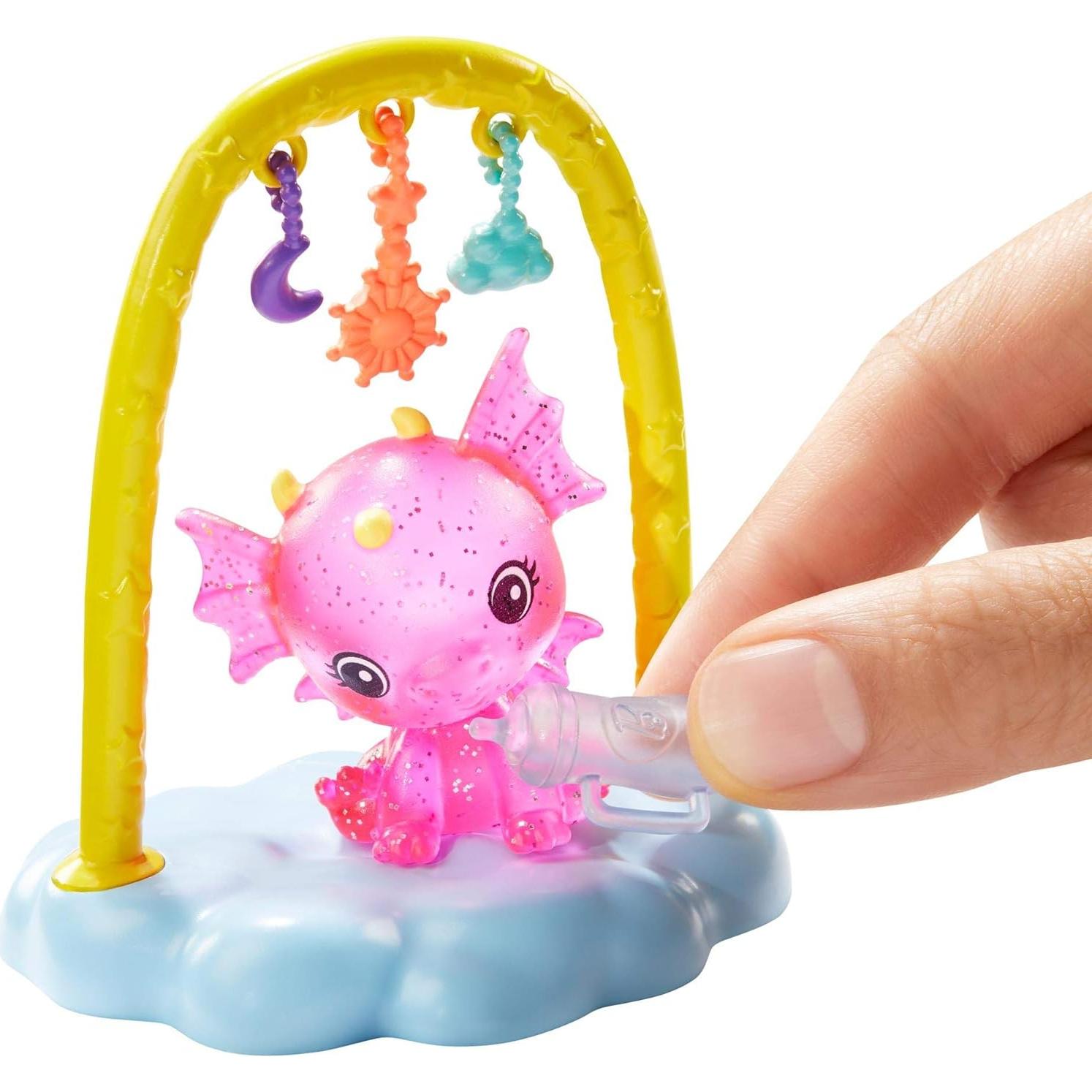 Juego de guardería de dragones Barbie Dreamtopia con muñeca