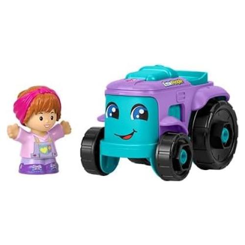 Tractor de empuje Barbie Fisher-Price Little People 15.7x10.7cm