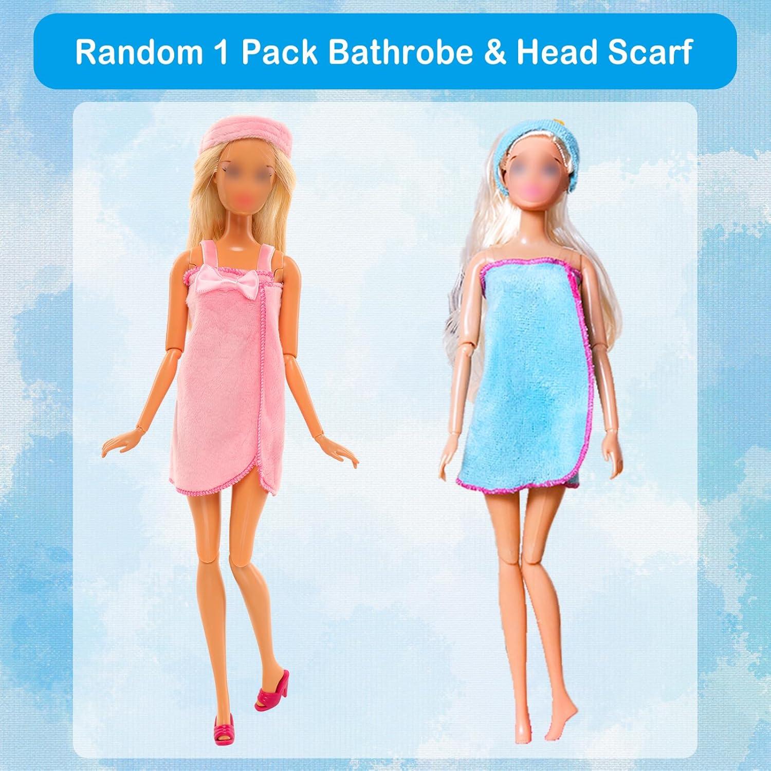 Conjunto Ropa de Muñeca 11.5" Enoch - 4 Pijamas y Accesorios