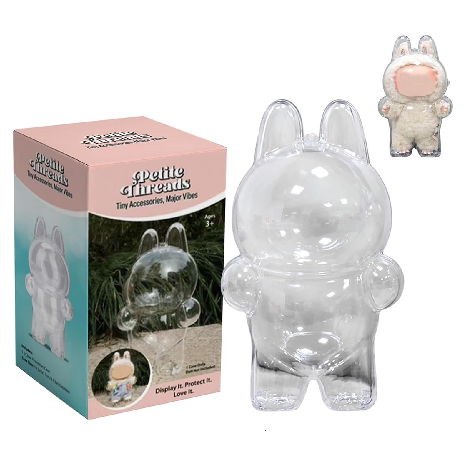 Funda Protectora Transparente LABUBU para Muñeca - PVC