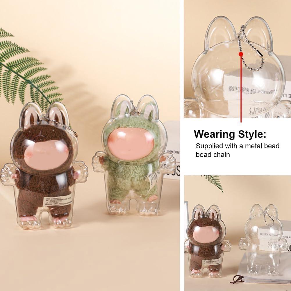 Funda Protectora Transparente LABUBU para Muñeca - PVC