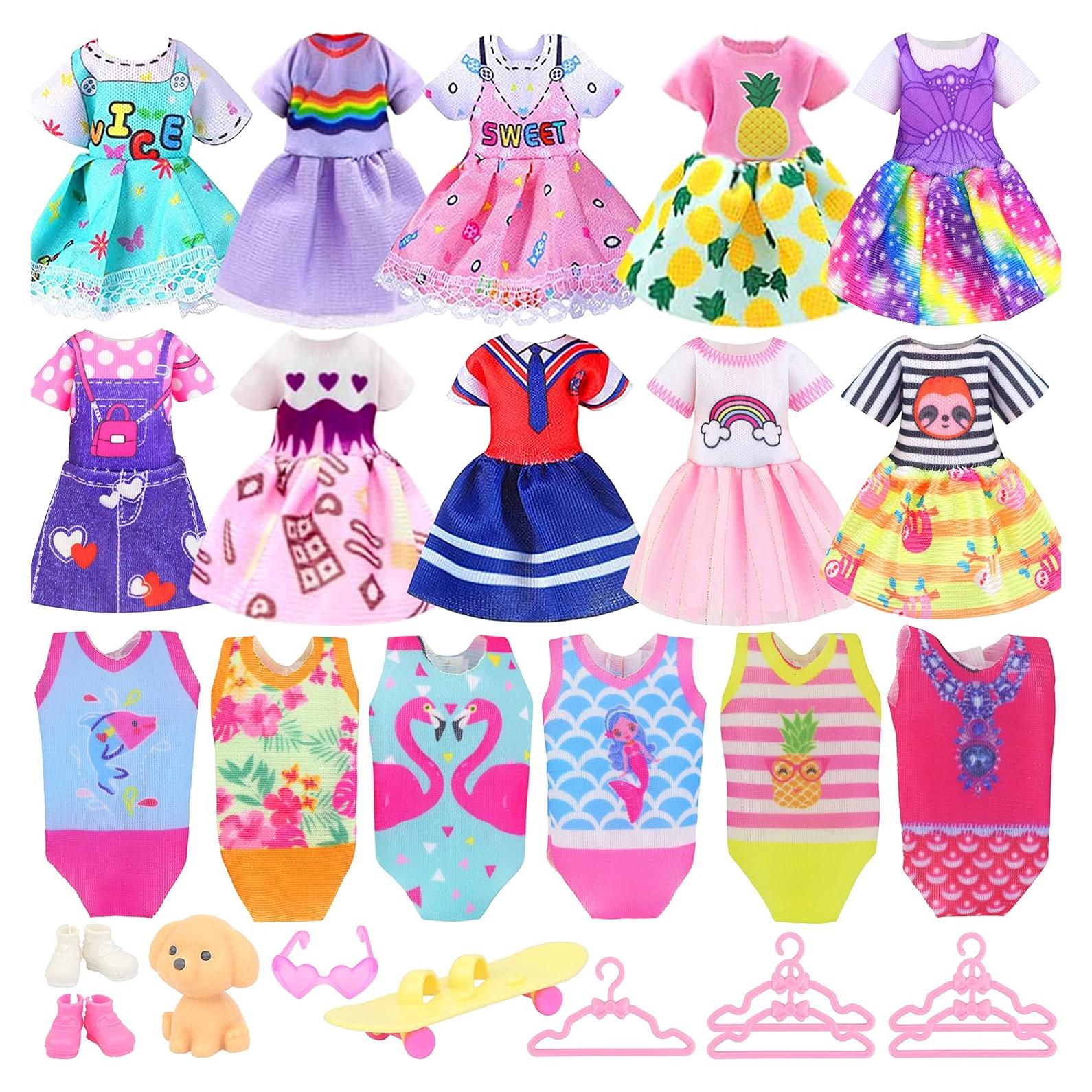 Set de Ropa y Accesorios para Muñecas ZITA ELEMENT 16 Pcs