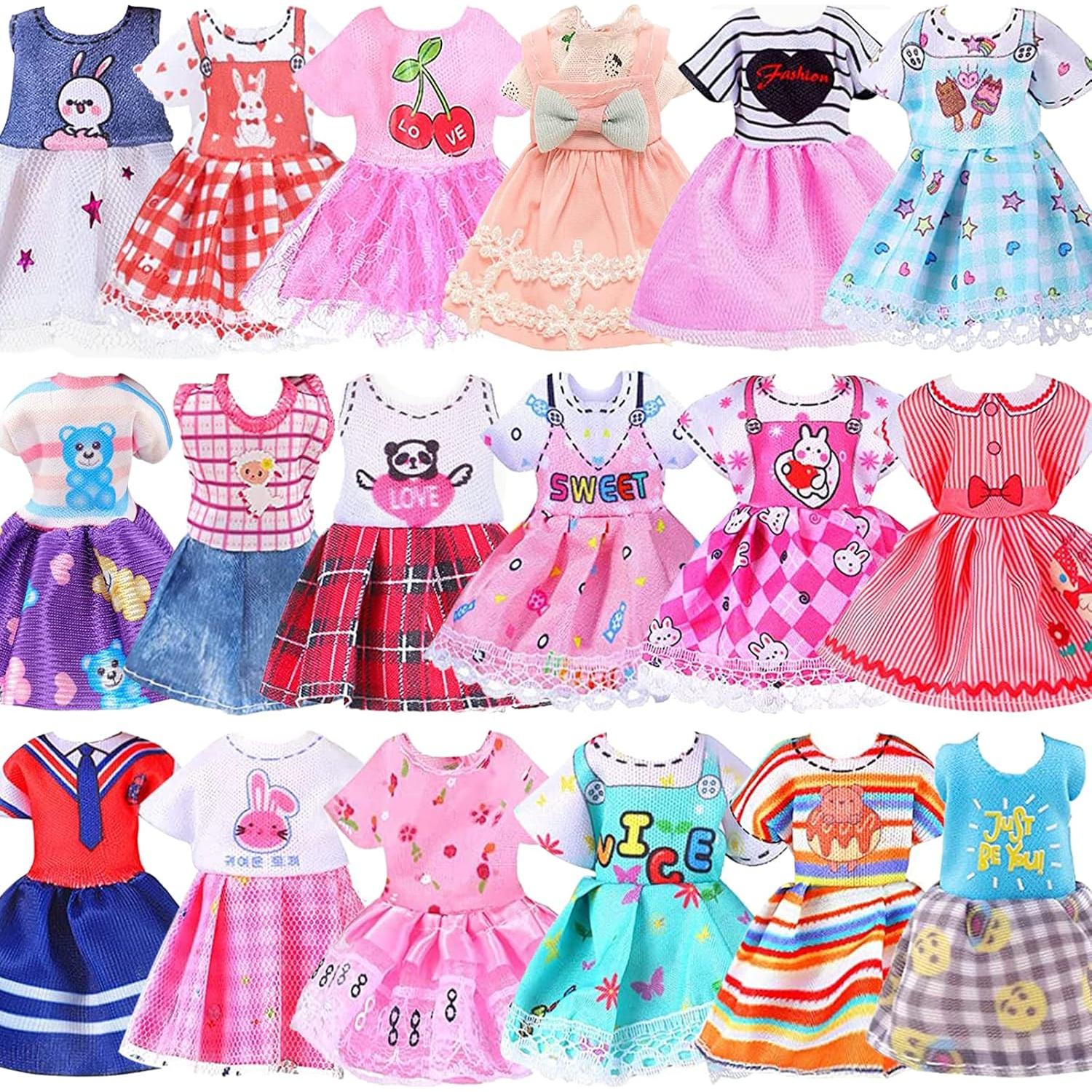 Set de Ropa y Accesorios para Muñecas ZITA ELEMENT 16 Pcs