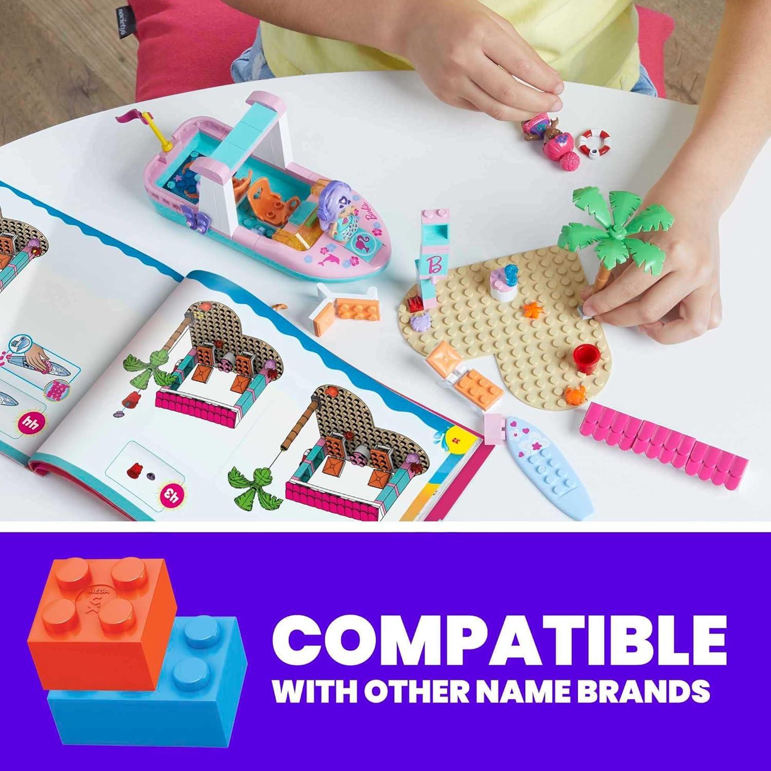 Juego de Construcción MEGA Barbie Color Reveal Delfines 121 Piezas