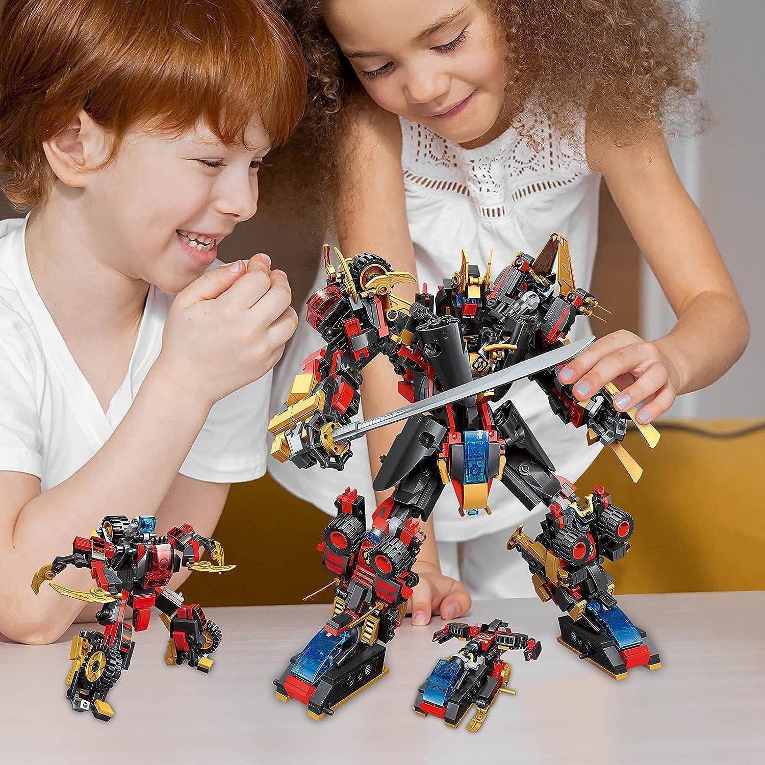 Juego de Construcción QIAOLETONG 12 en 1 Robot Mecha 542 PCS