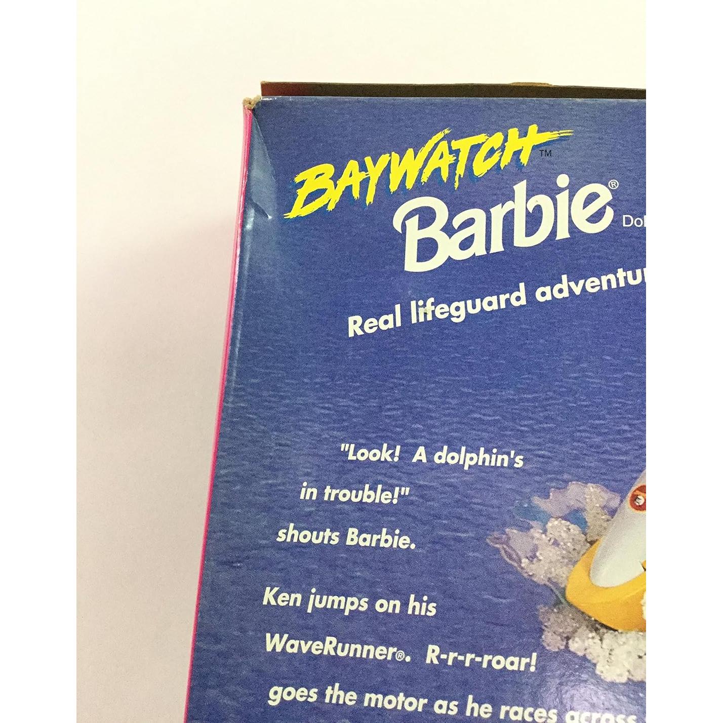 BAYWATCH BARBIE Doll with Dolphin & Accessories 1994