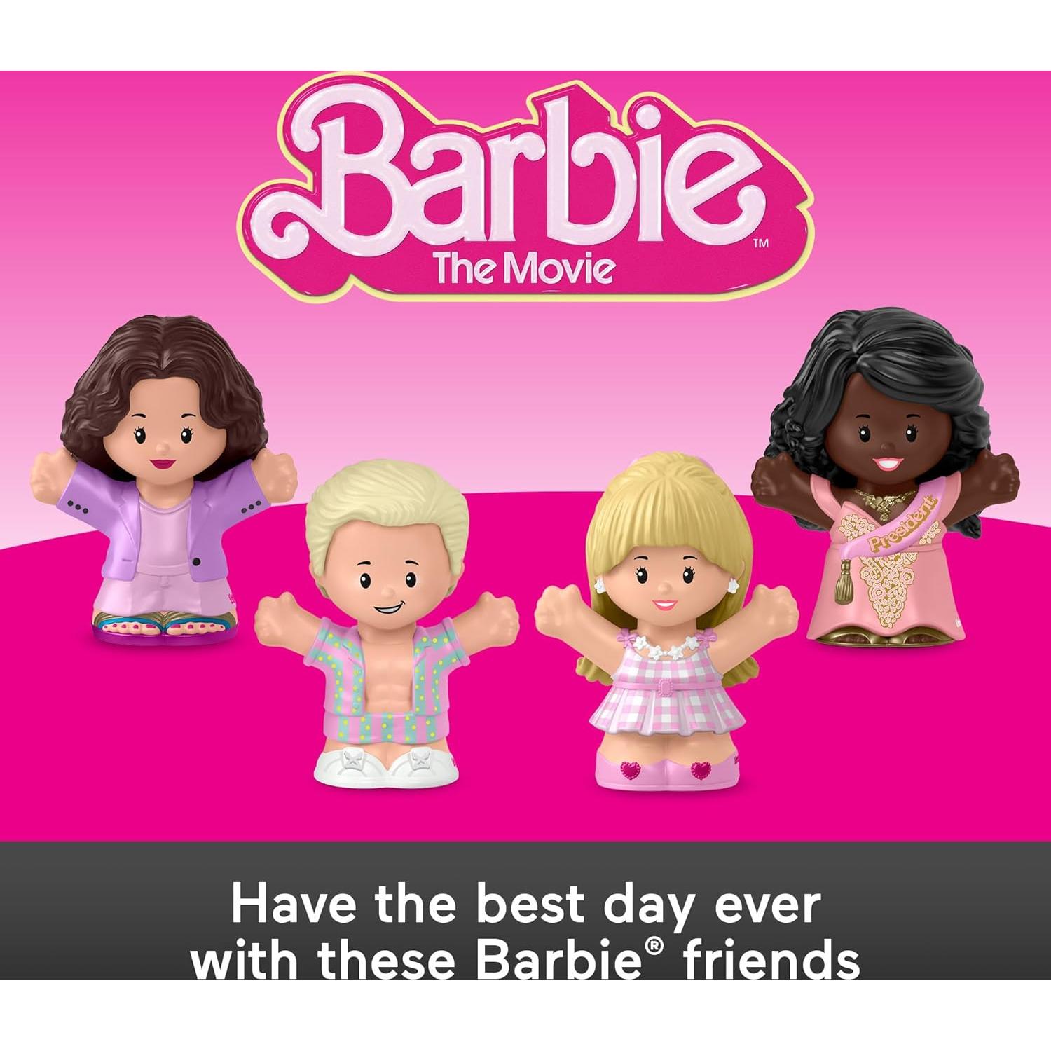 Conjunto de Figuras Little People Collector Barbie - 4 Piezas