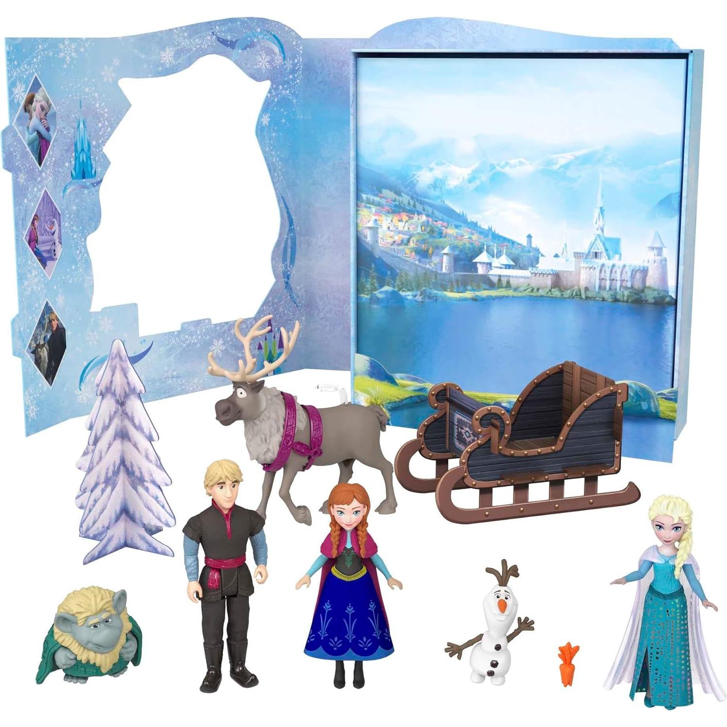 Juego de Juguetes Disney Frozen Mattel 6 Personajes 25x30cm