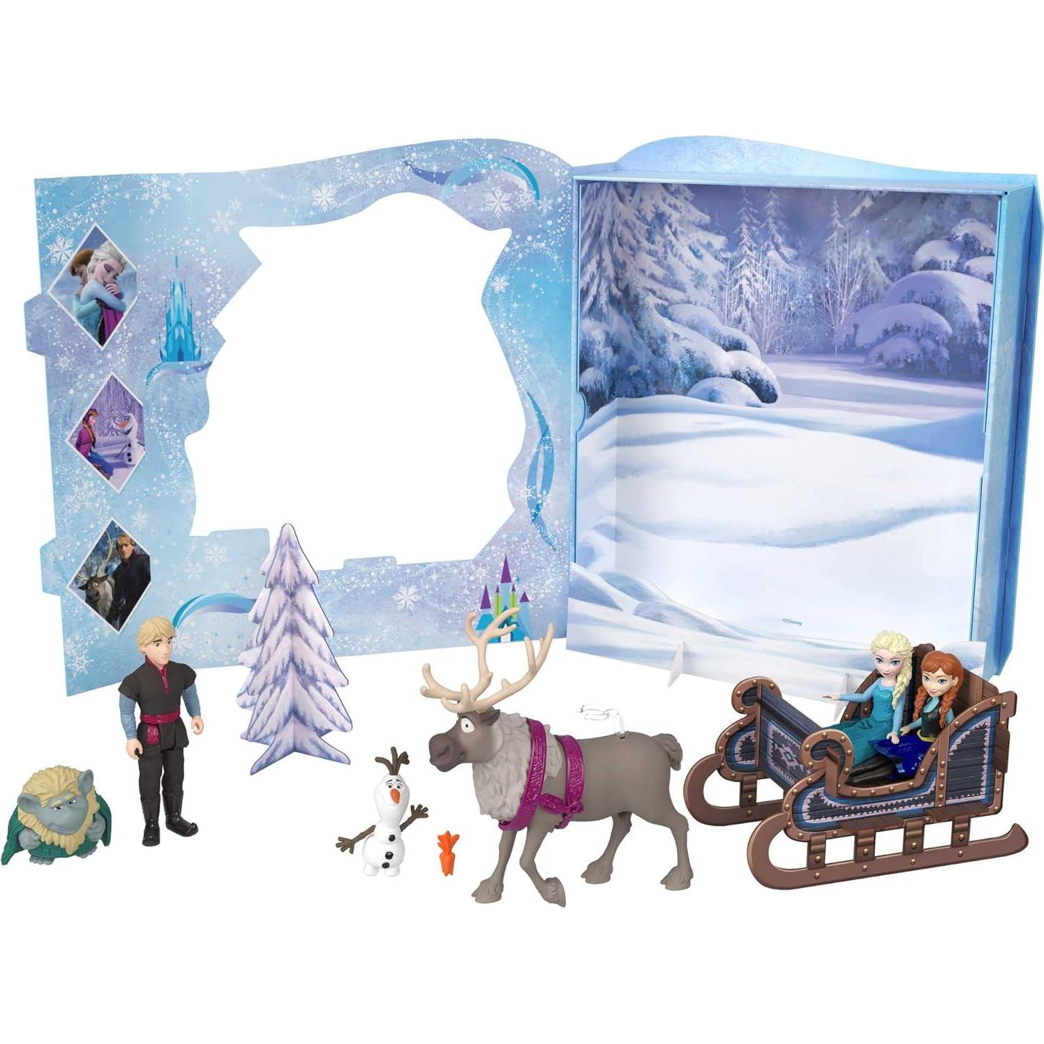 Juego de Juguetes Disney Frozen Mattel 6 Personajes 25x30cm