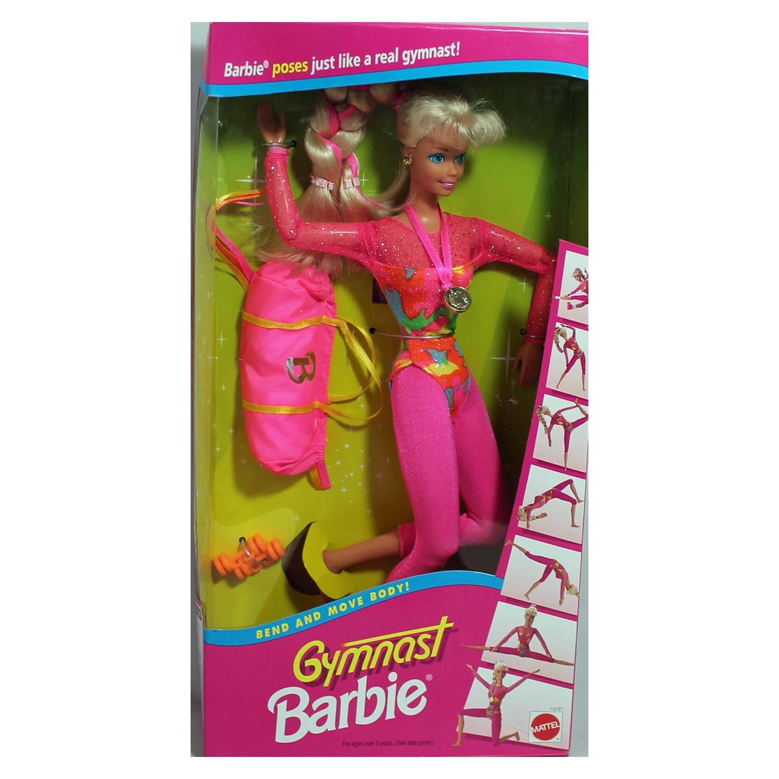 Muñeca Barbie Gimnasta Flexible Mattel 33.4 cm