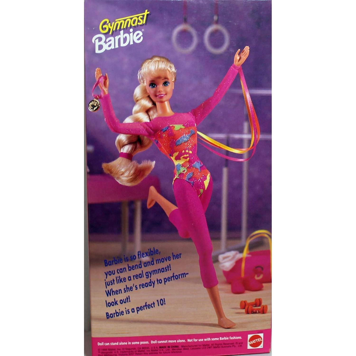 Muñeca Barbie Gimnasta Flexible Mattel 33.4 cm