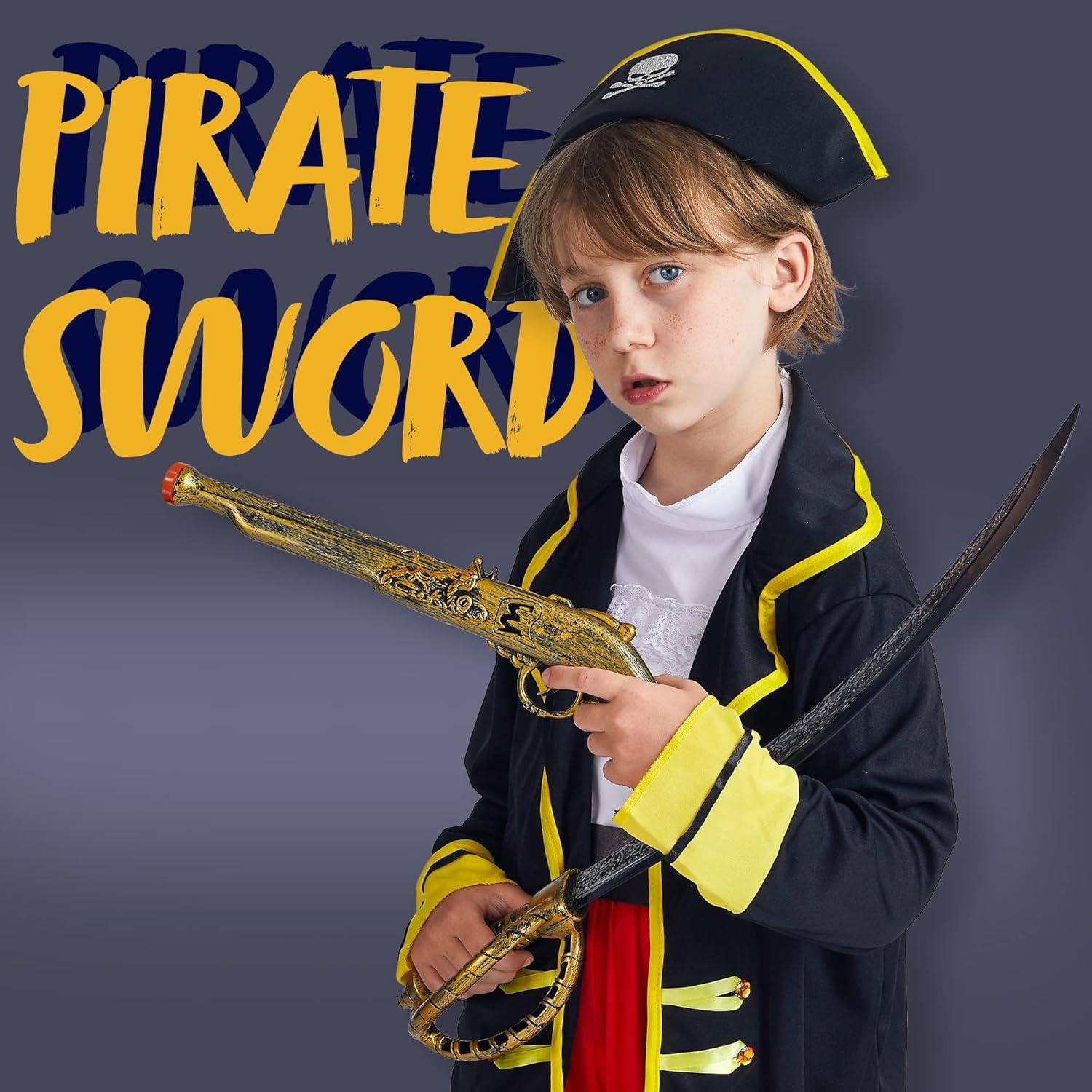 Set Pirata Joyin: Espada 71 cm y Pistolera 40 cm