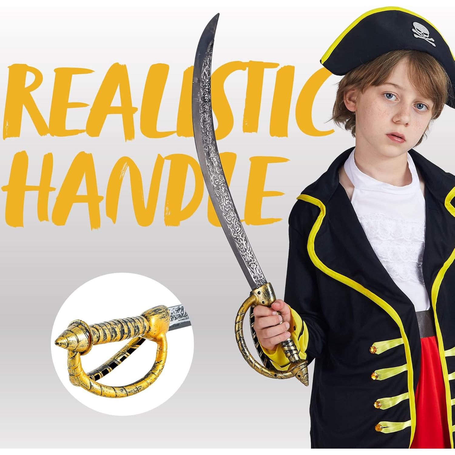 Set Pirata Joyin: Espada 71 cm y Pistolera 40 cm