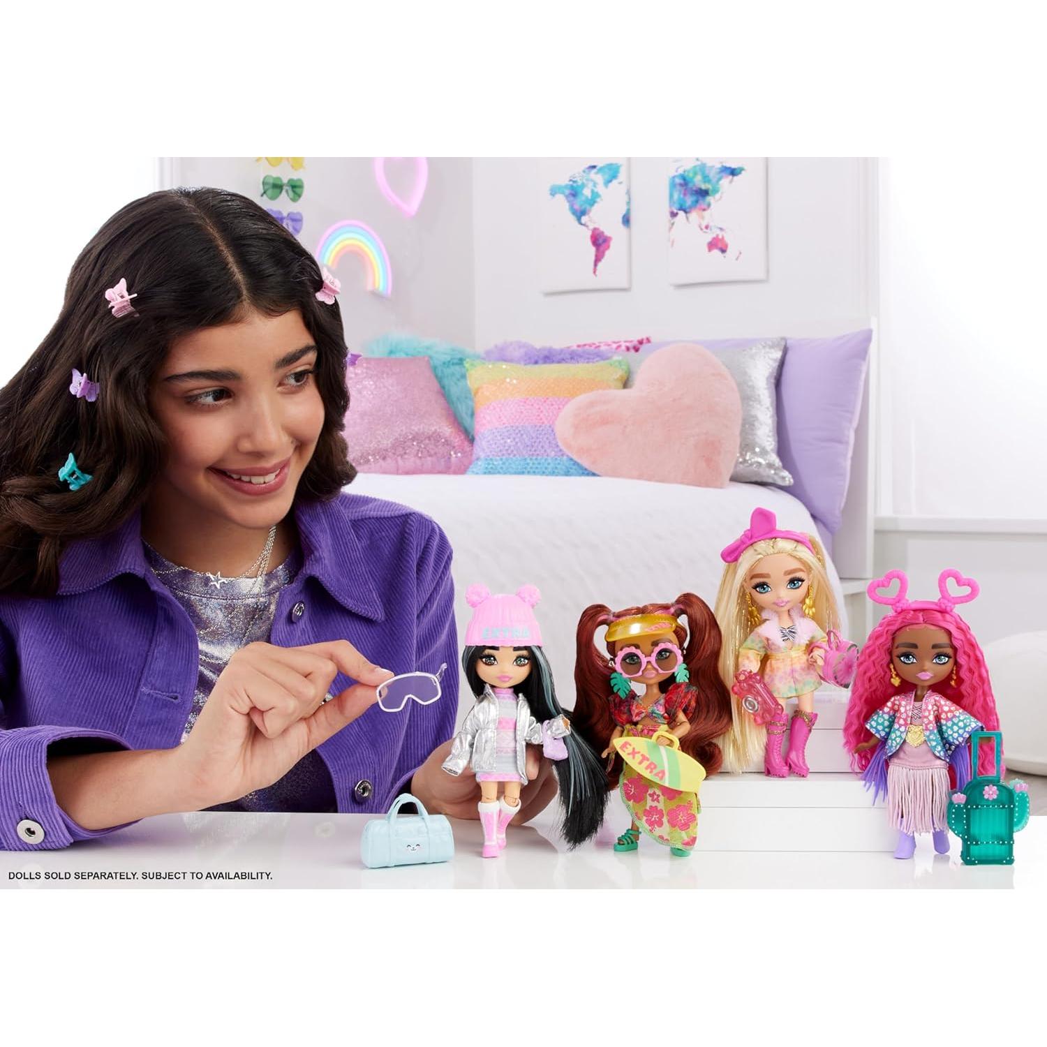 Muñeca de Viaje Barbie Extra Fly Minis Desierto 14 cm